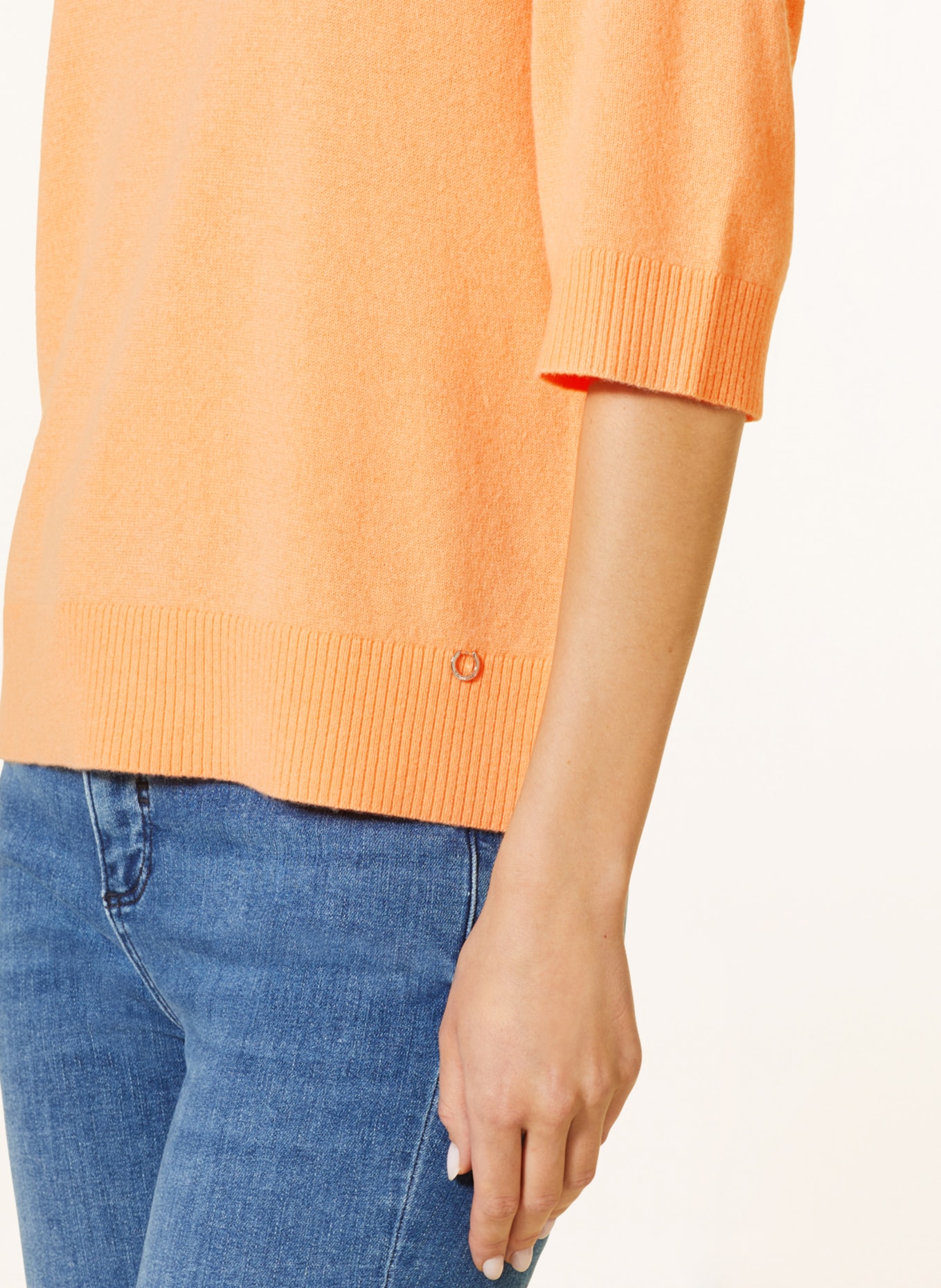 comma Knit shirt, Color: LIGHT ORANGE (Image 4)