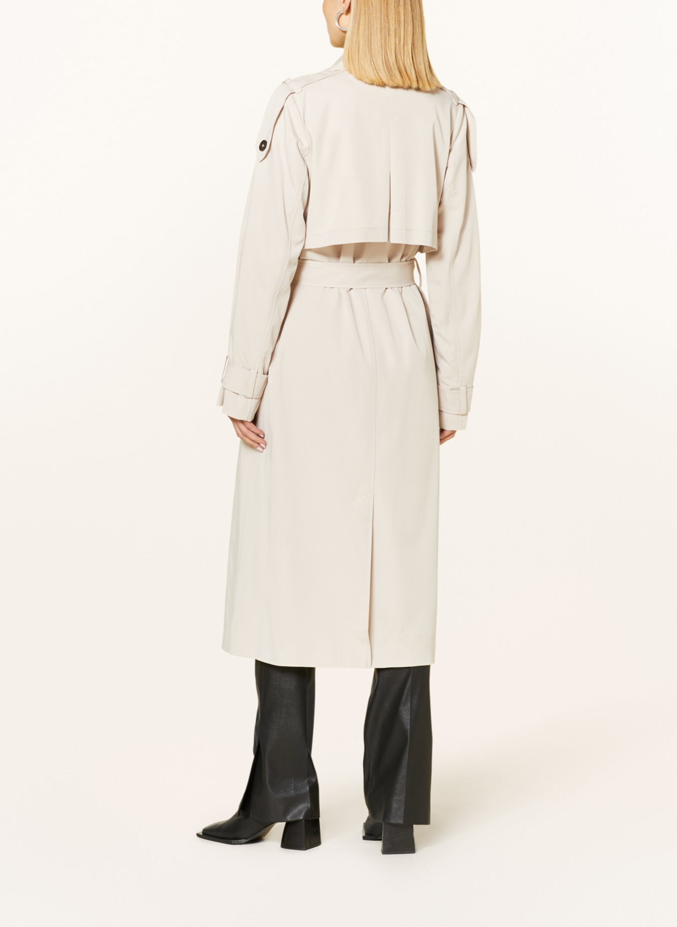 comma Trench coat, Color: CREAM (Image 3)