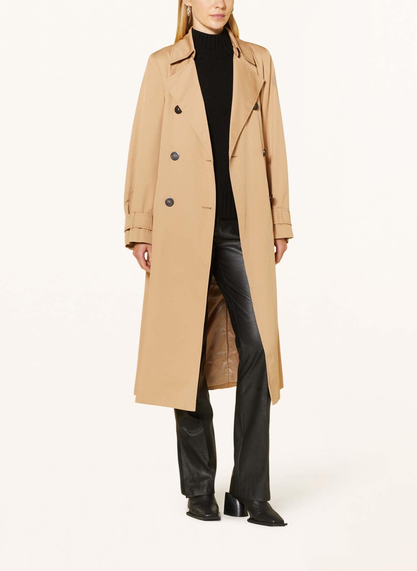 comma Trench coat, Color: CAMEL (Image 2)