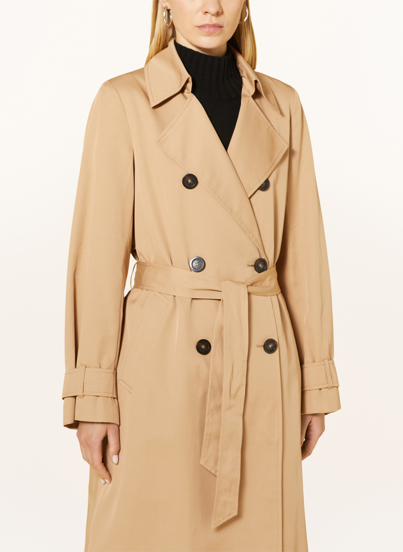 comma Trench coat, Color: CAMEL (Image 4)