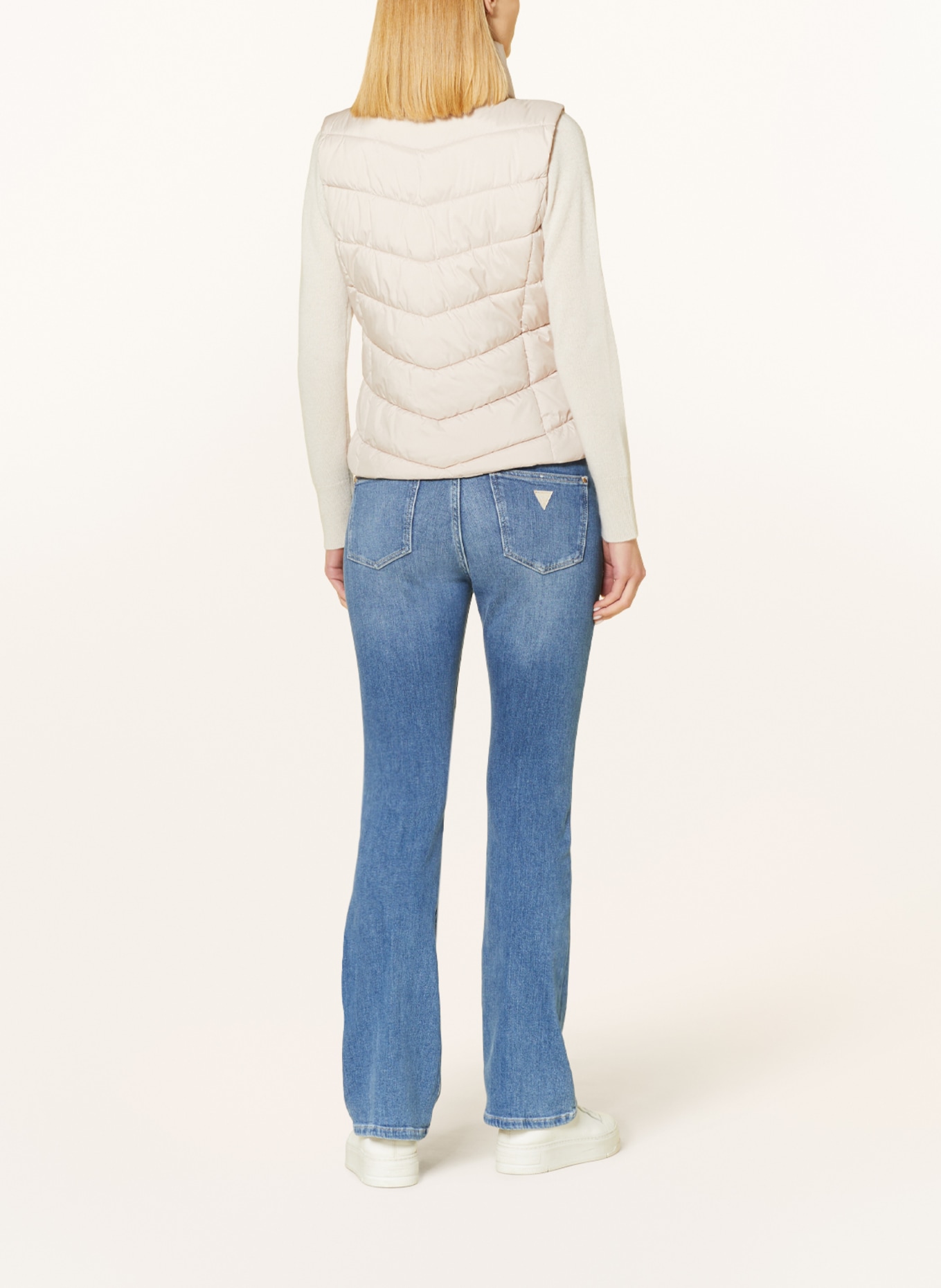 comma Quilted vest, Color: CREAM (Image 3)