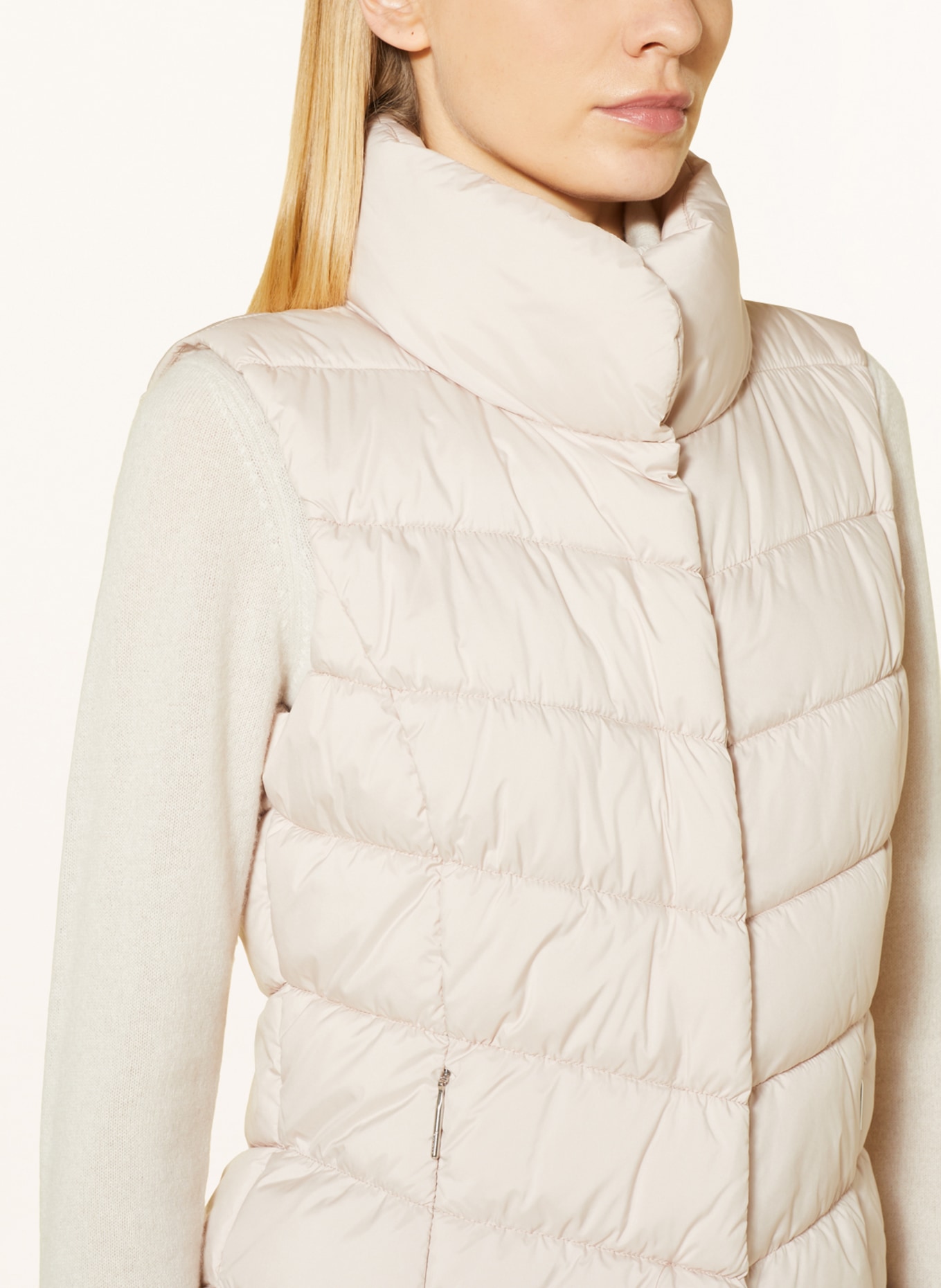 comma Quilted vest, Color: CREAM (Image 4)