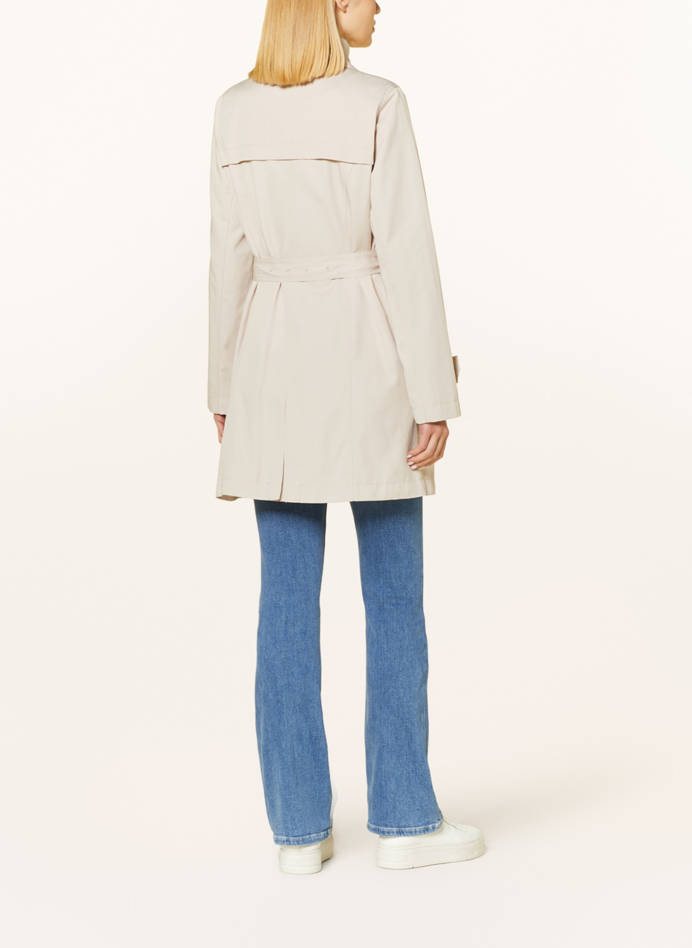 comma Trench coat, Color: CREAM (Image 3)