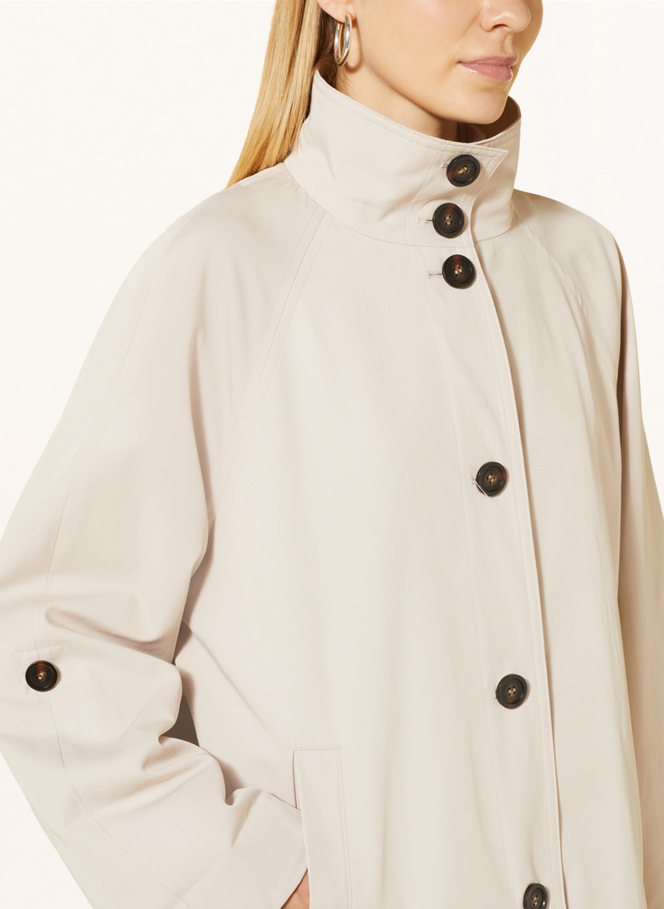 comma Trench coat, Color: BEIGE (Image 4)