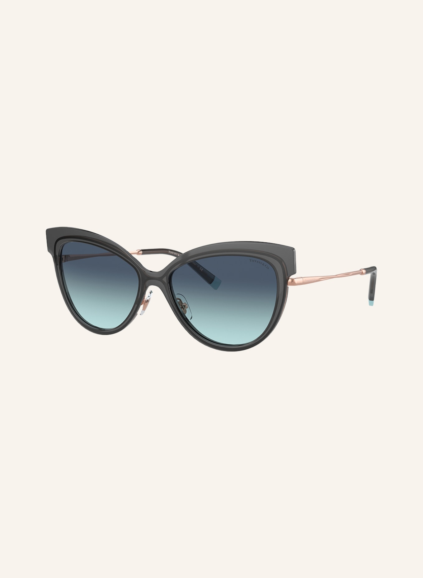 TIFFANY & Co. Sunglasses TF3076, Color: GRAY / LIGHT BLUE GRADIENT (Image 1)