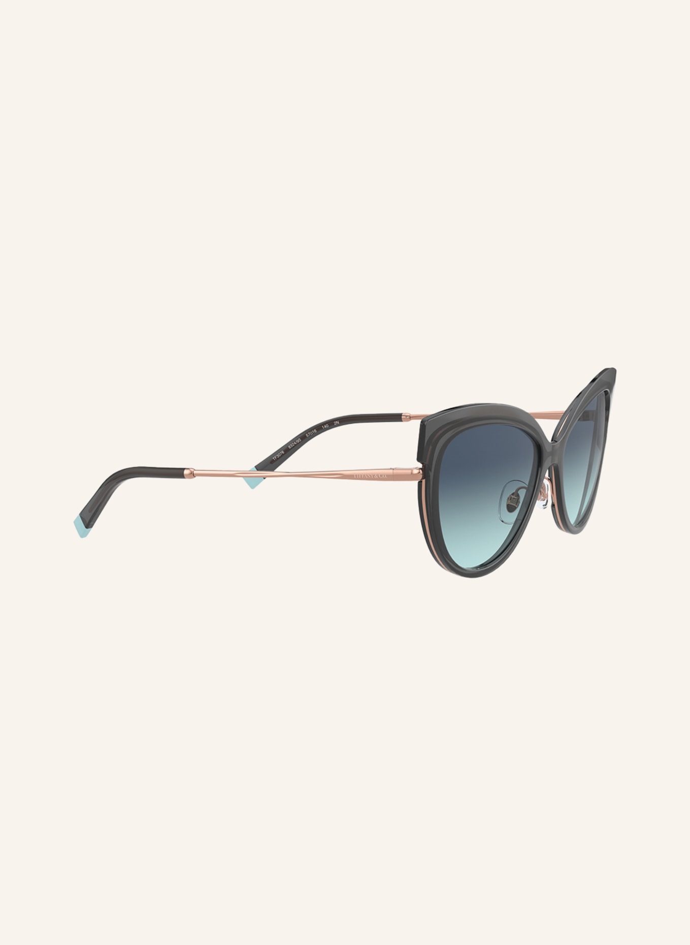 TIFFANY & Co. Sunglasses TF3076, Color: GRAY / LIGHT BLUE GRADIENT (Image 4)