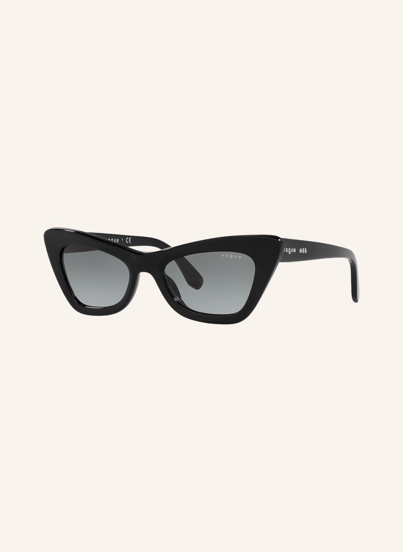 VOGUE Sunglasses VO5415, Color: W44/11 - BLACK/ GRAY GRADIENT (Image 1)