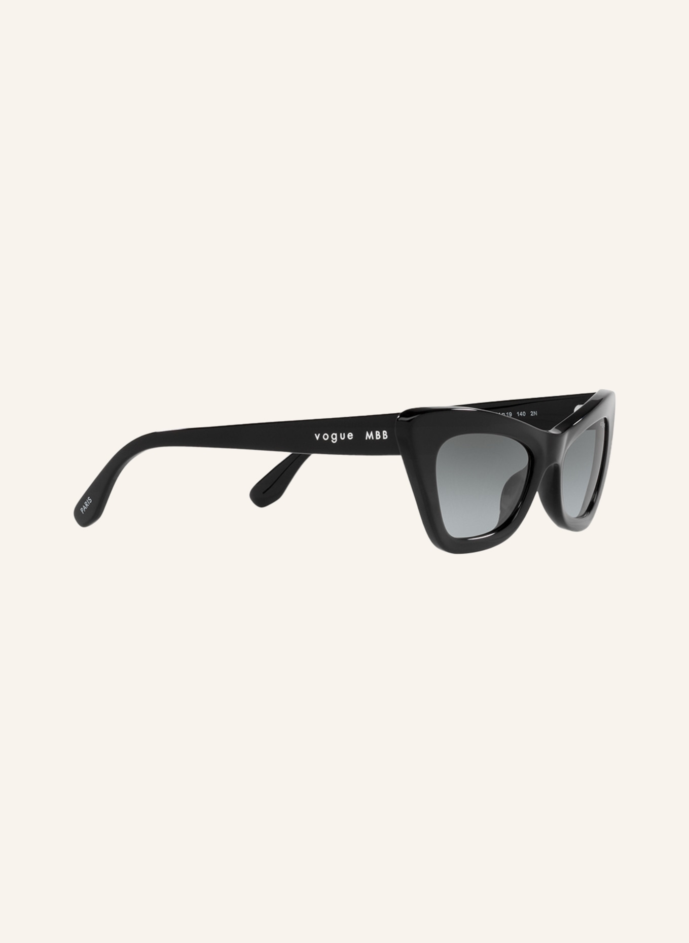VOGUE Sunglasses VO5415, Color: W44/11 - BLACK/ GRAY GRADIENT (Image 3)