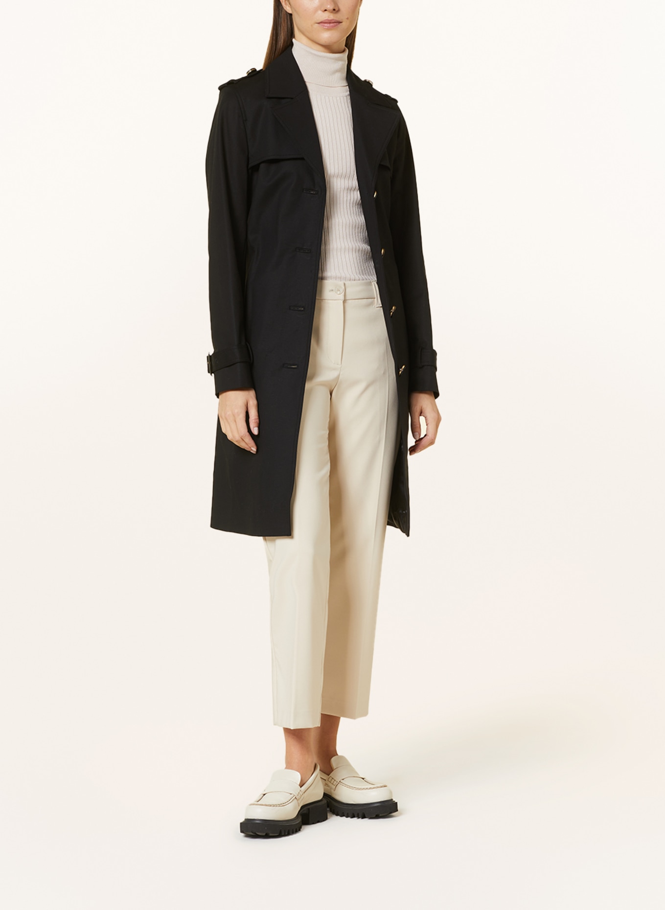 HOBBS Trench coat MIRA in black