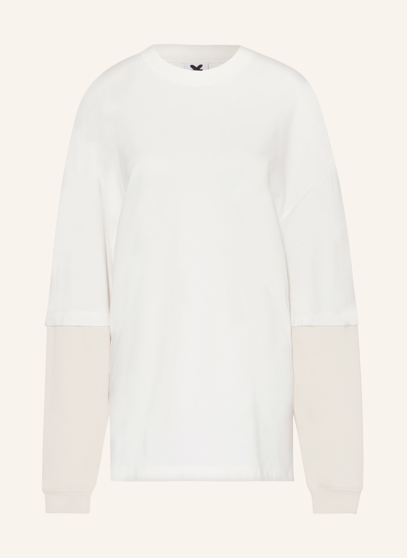 KARO KAUER Long sleeve shirt, Color: CREAM/ BEIGE (Image 1)