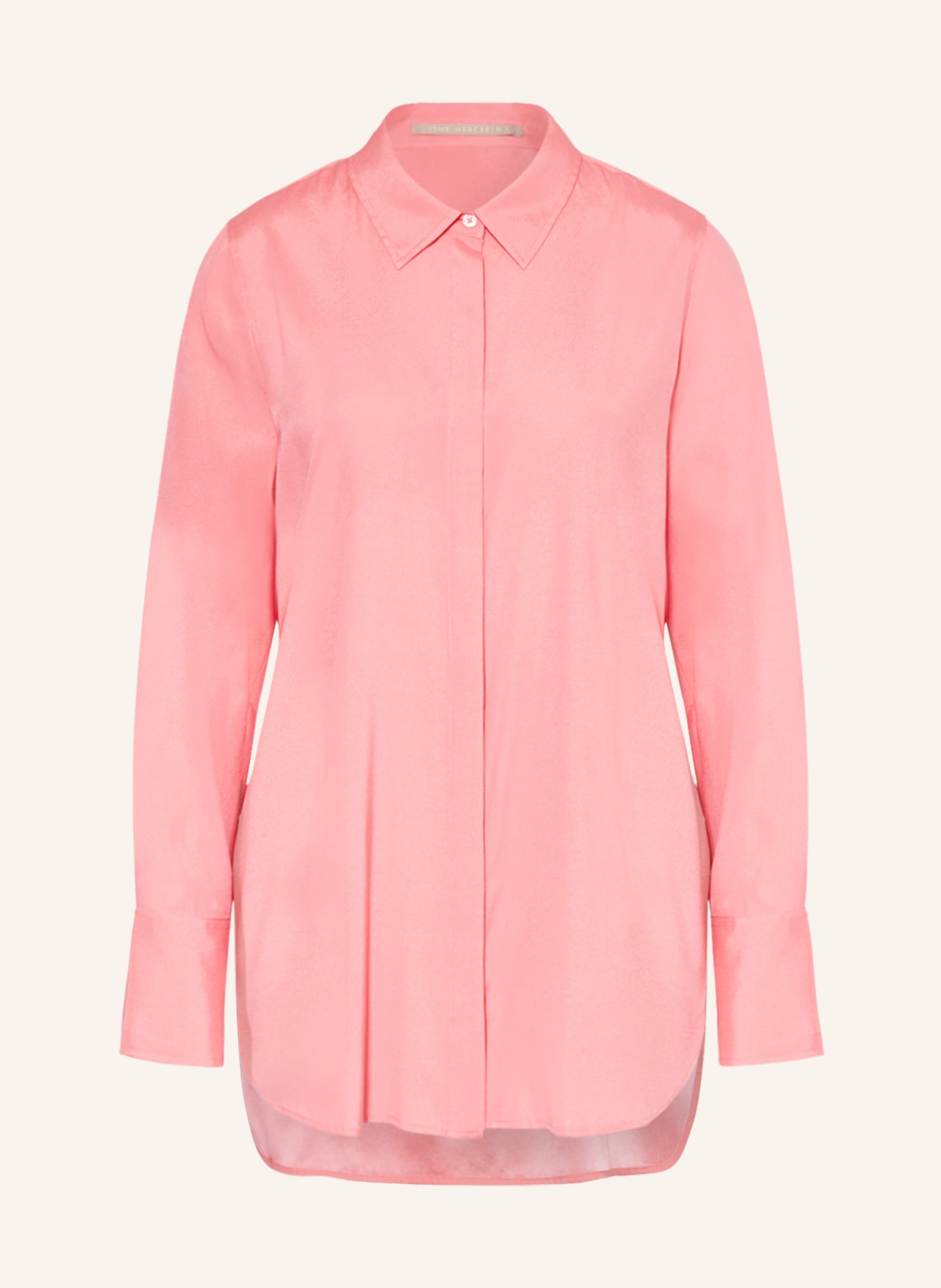 (THE MERCER) N.Y. Shirt blouse in silk, Color: PINK (Image 1)