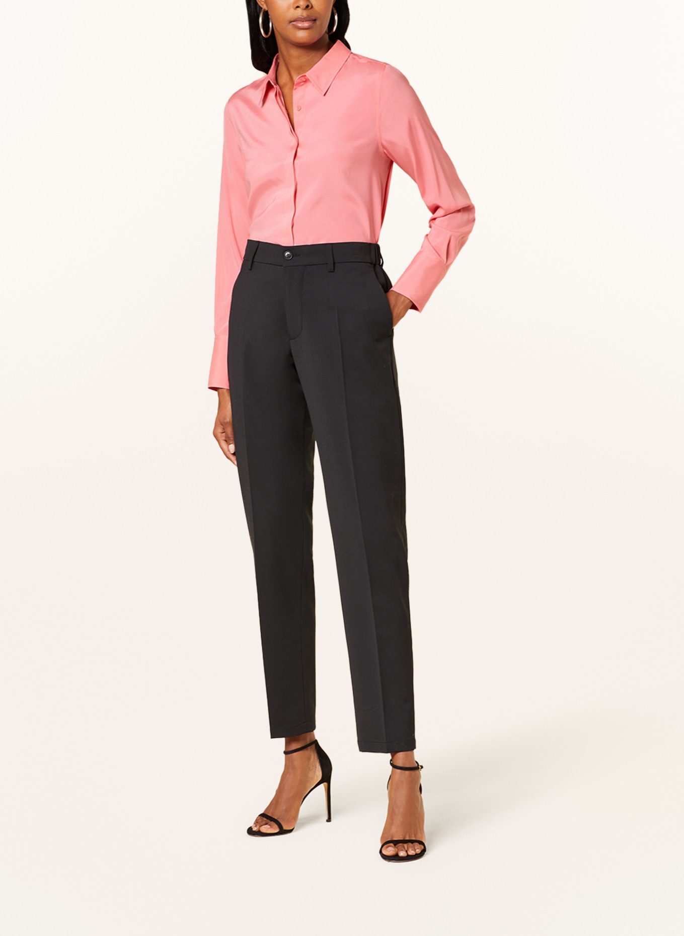 (THE MERCER) N.Y. Shirt blouse in silk, Color: PINK (Image 2)
