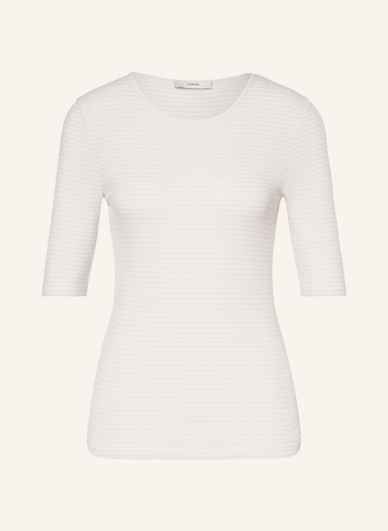 VINCE T-shirt, Color: WHITE/ LIGHT BLUE (Image 1)