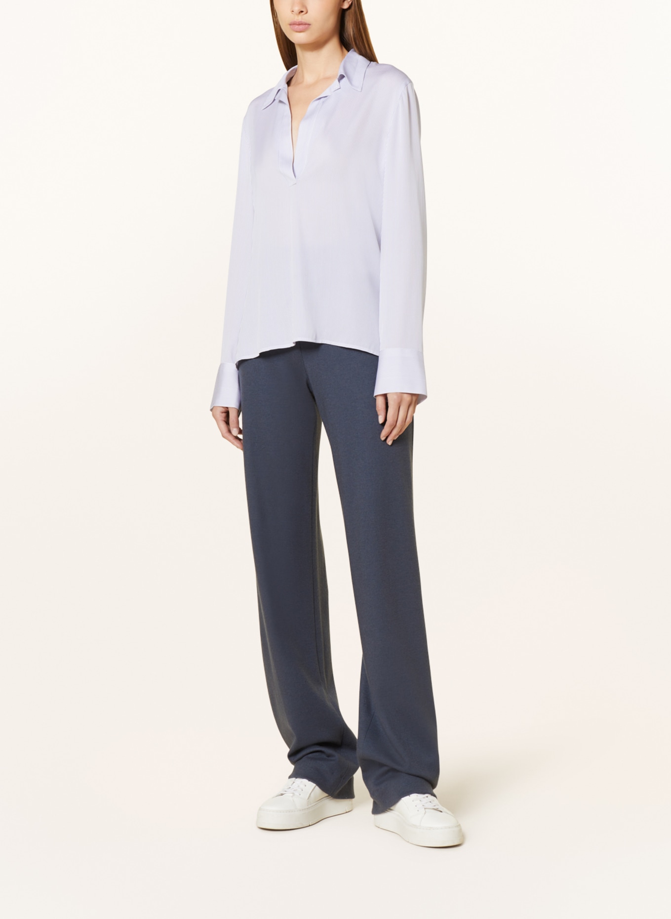 VINCE Shirt blouse, Color: LIGHT BLUE/ WHITE (Image 2)