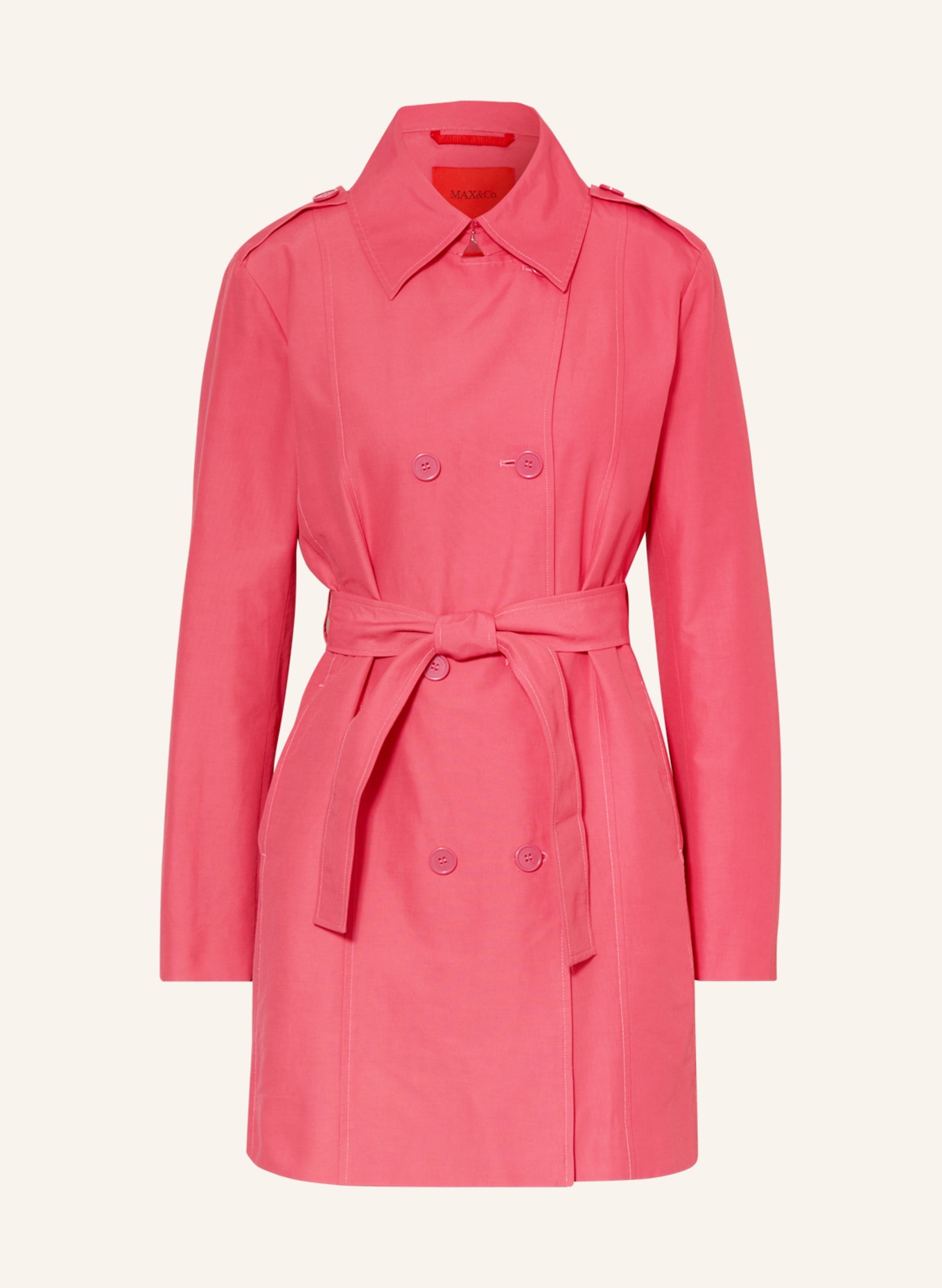 MAX & Co. Trench coat MILOVE, Color: PINK (Image 1)
