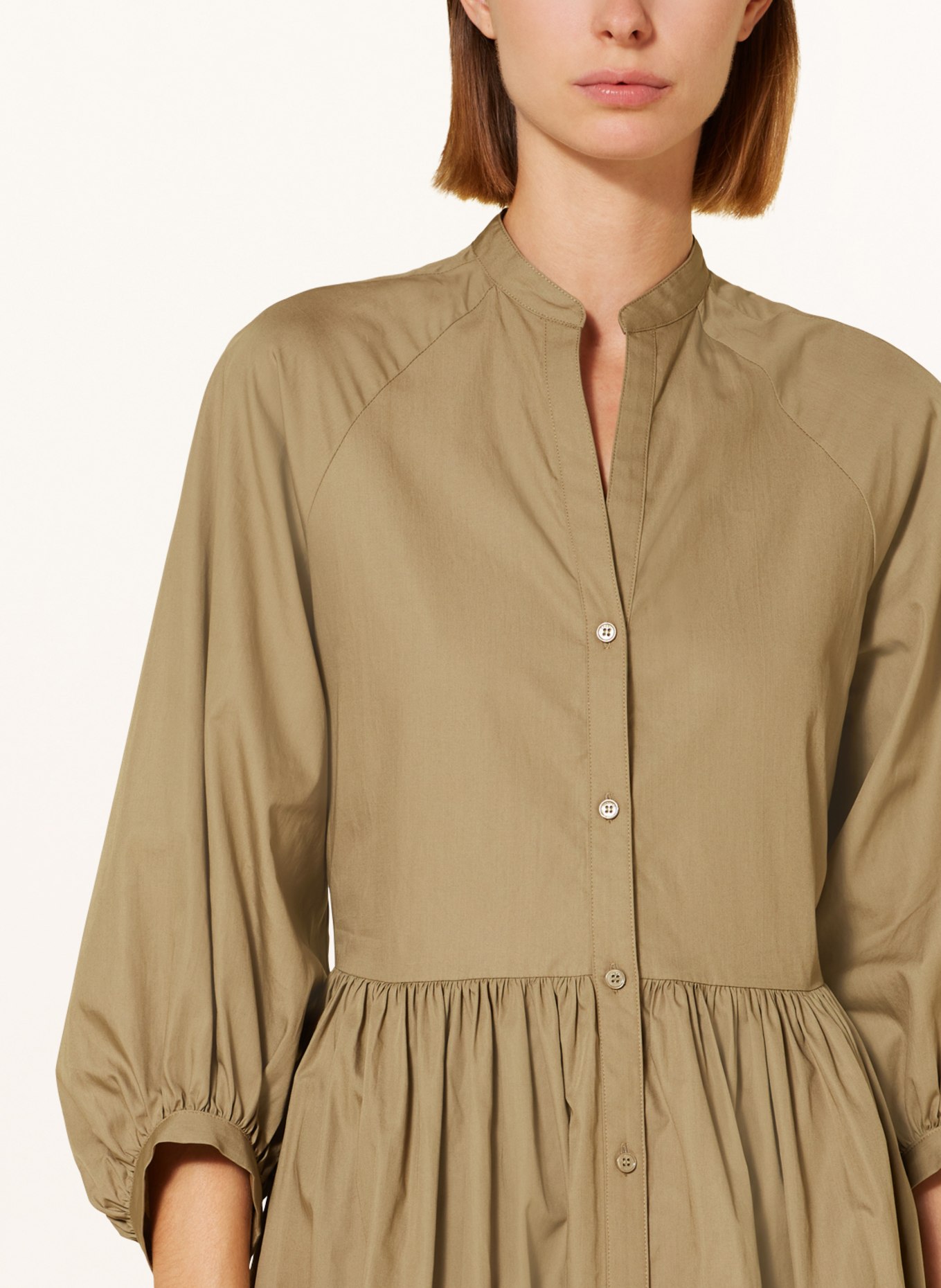 MAX & Co. Shirt dress OTTANO with 3/4 sleeves, Color: KHAKI (Image 4)