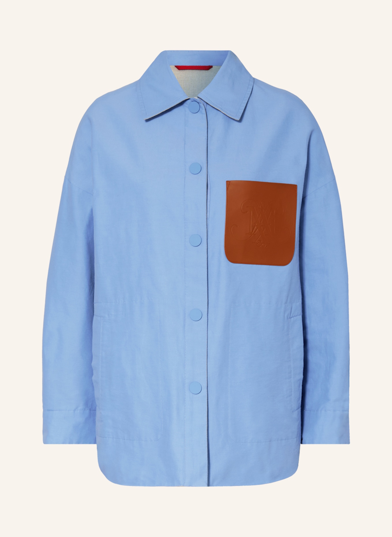MAX & Co. Reversible jacket RIPA in mixed materials, Color: LIGHT BLUE (Image 1)
