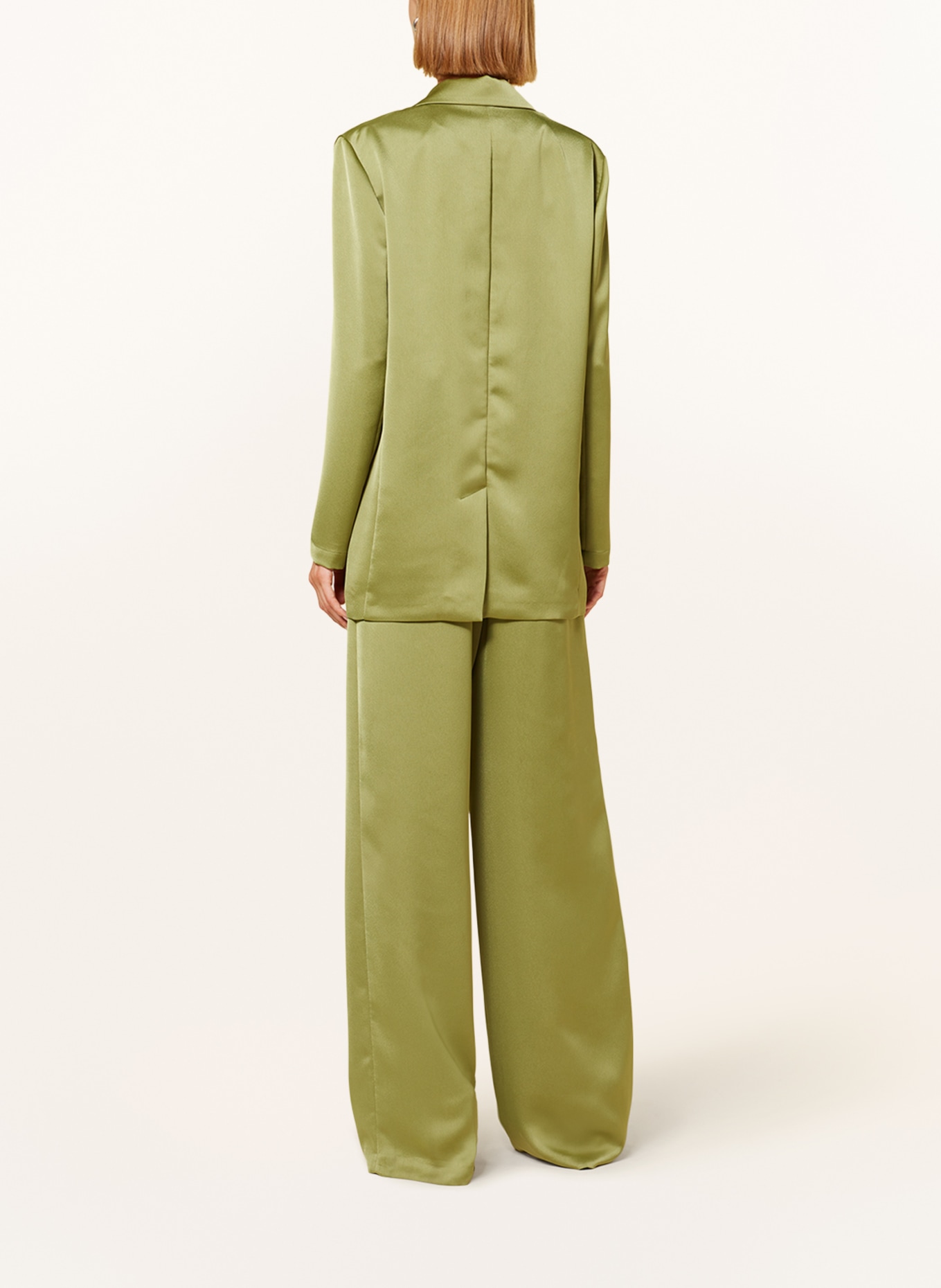 MAX & Co. Satin blazer LUCERNA, Color: GREEN (Image 3)