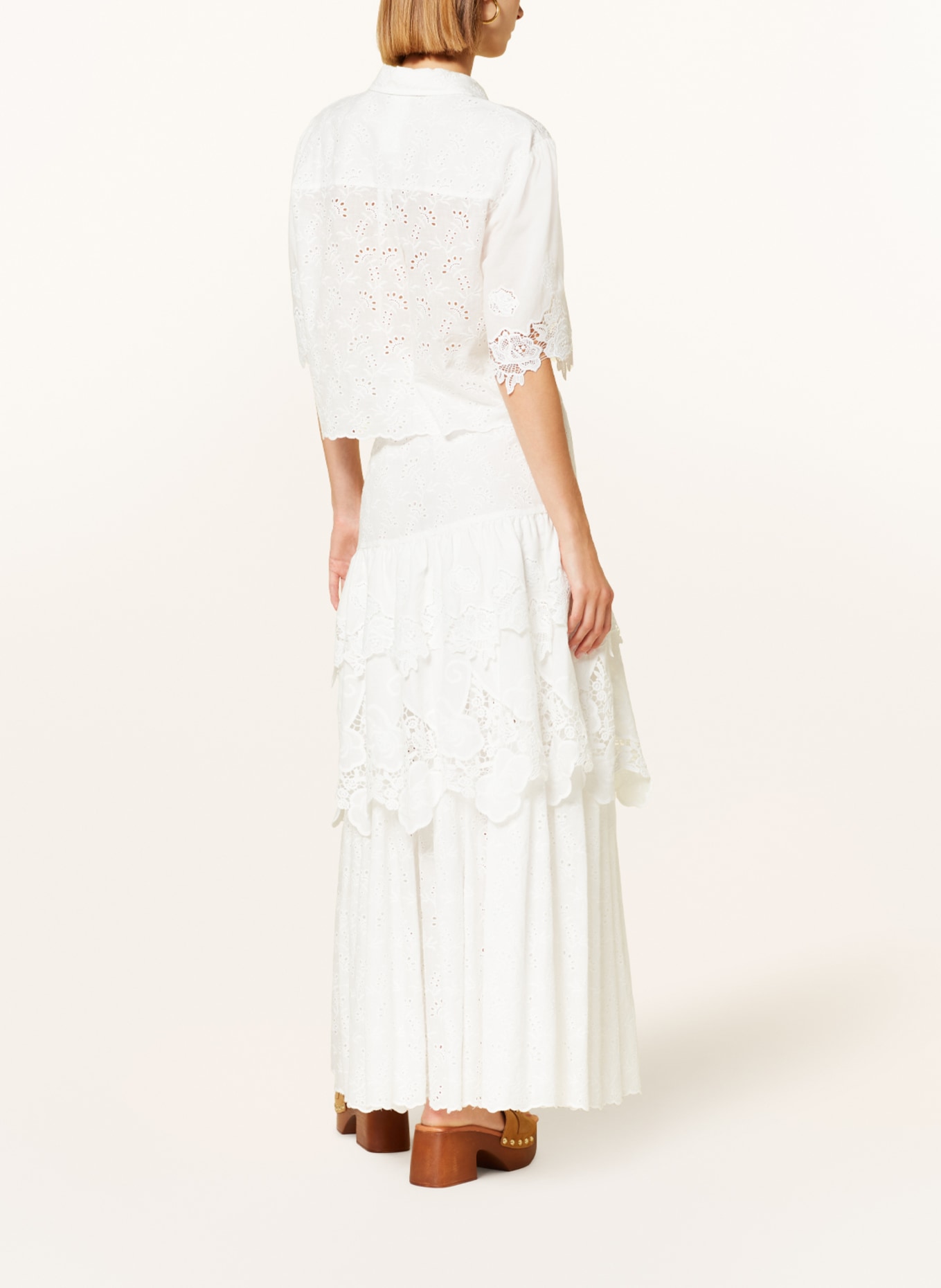 MAX & Co. Shirt blouse ALIAS with lace, Color: WHITE (Image 3)