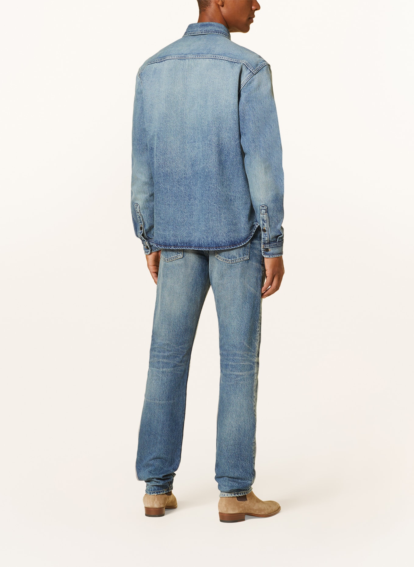 SAINT LAURENT Jeans-Overshirt, Farbe: BLAU (Bild 3)