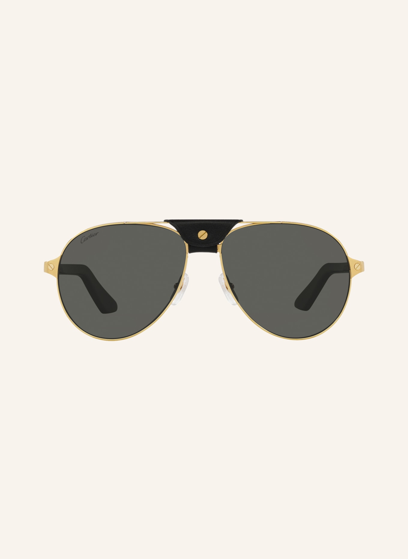Cartier Sunglasses CT0387, Color: 2300L1 - GOLD/GRAY (Image 2)