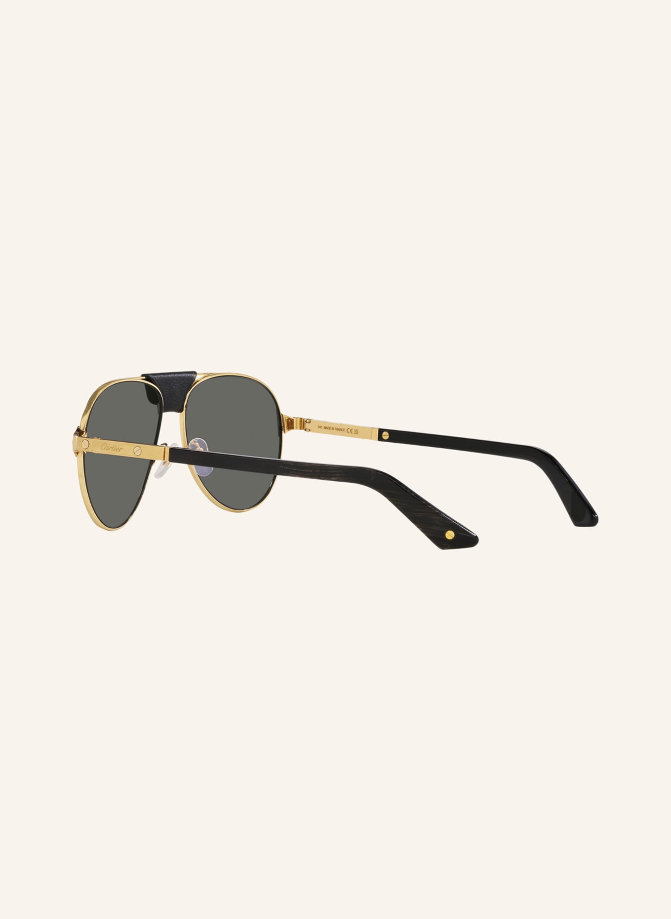 Cartier Sunglasses CT0387, Color: 2300L1 - GOLD/GRAY (Image 4)