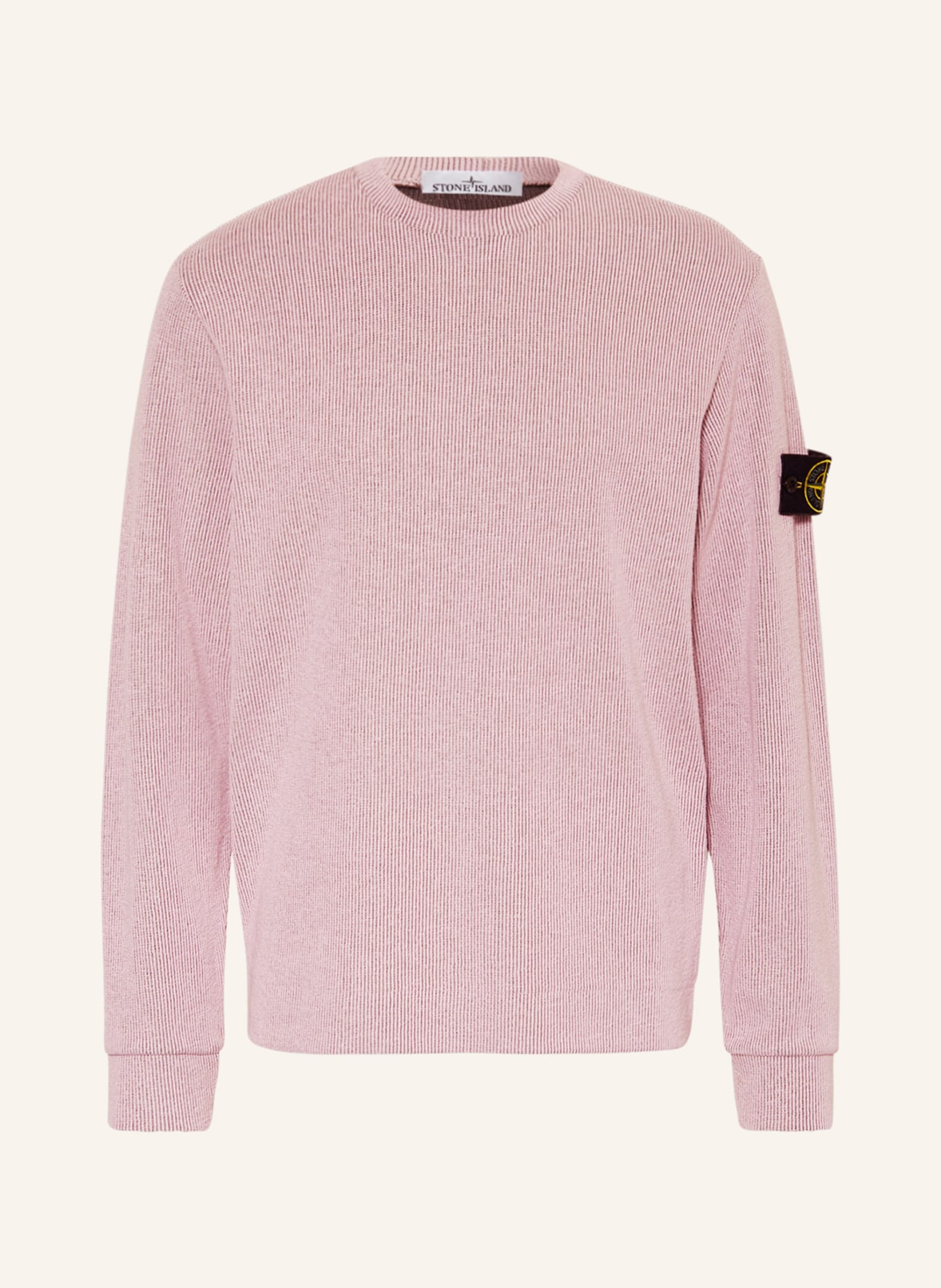 STONE ISLAND Sweater, Color: PINK/ GRAY (Image 1)