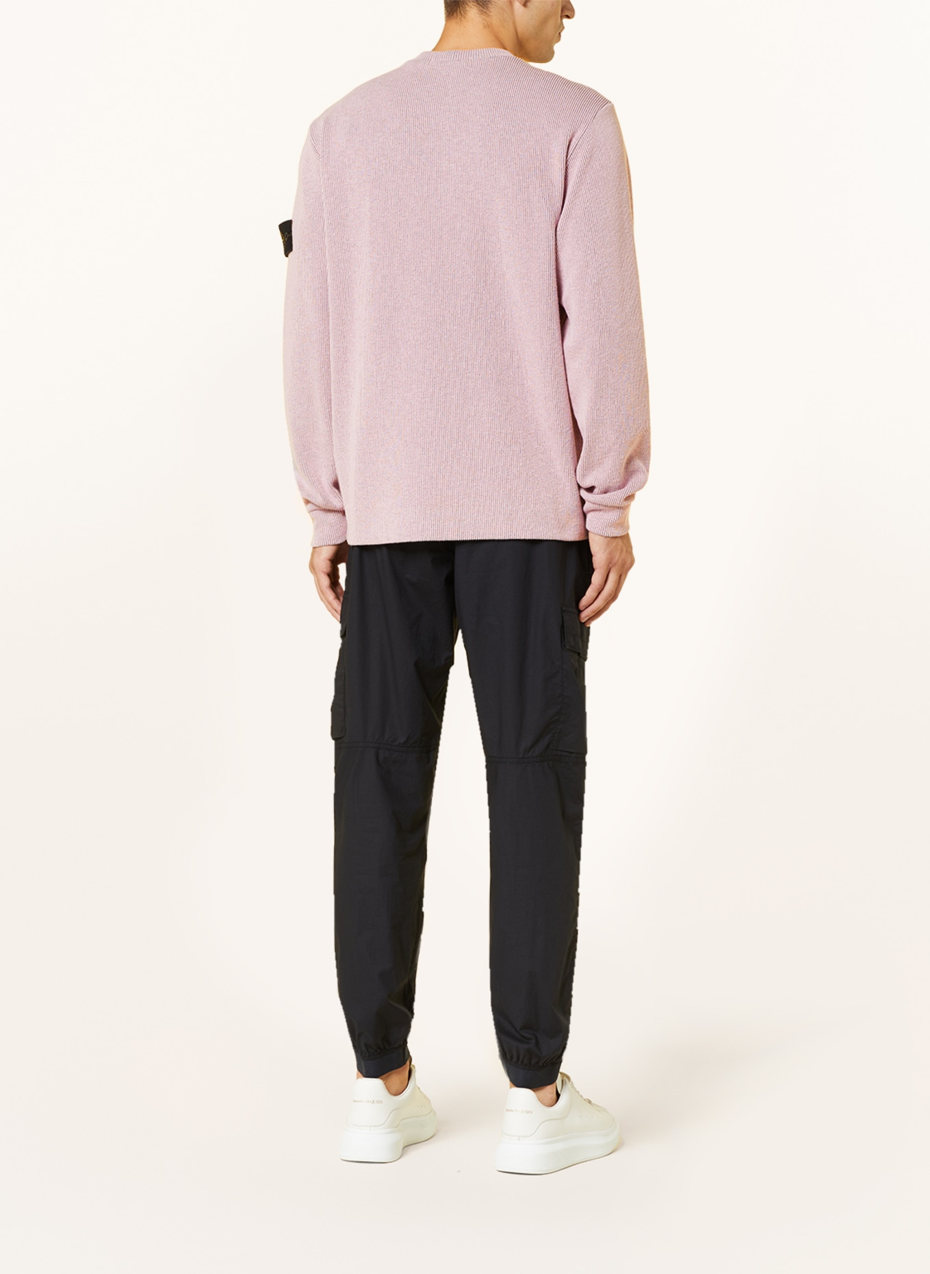 STONE ISLAND Sweater, Color: PINK/ GRAY (Image 3)