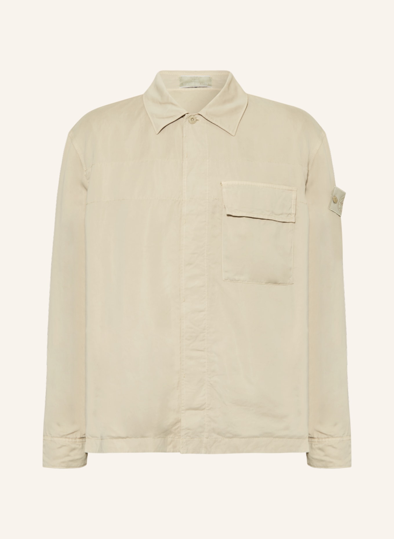 STONE ISLAND Overshirt GHOST, Color: BEIGE (Image 1)