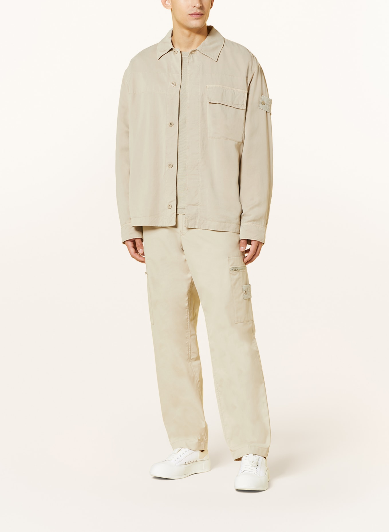 STONE ISLAND Overshirt GHOST, Color: BEIGE (Image 2)