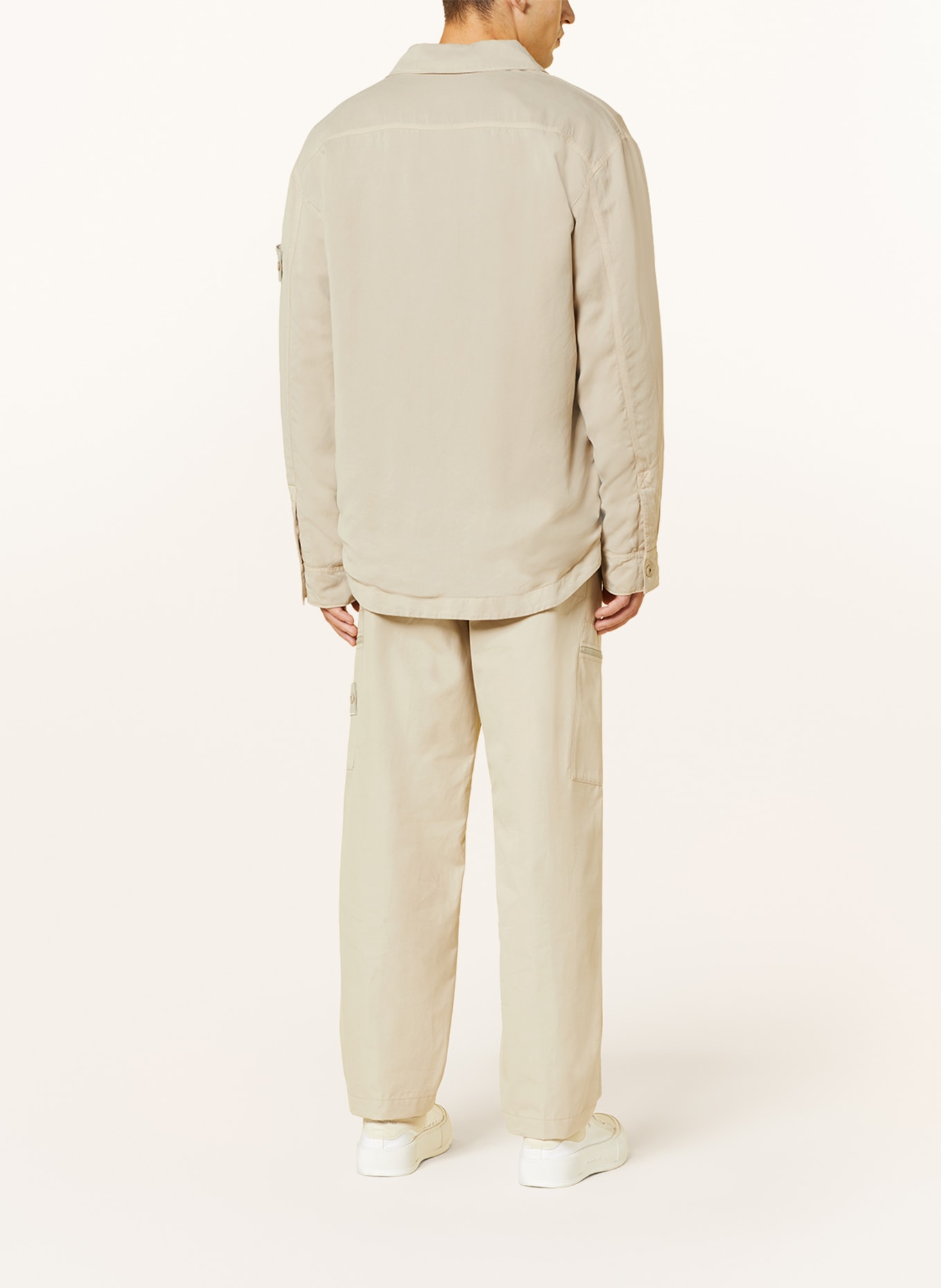 STONE ISLAND Overshirt GHOST, Color: BEIGE (Image 3)
