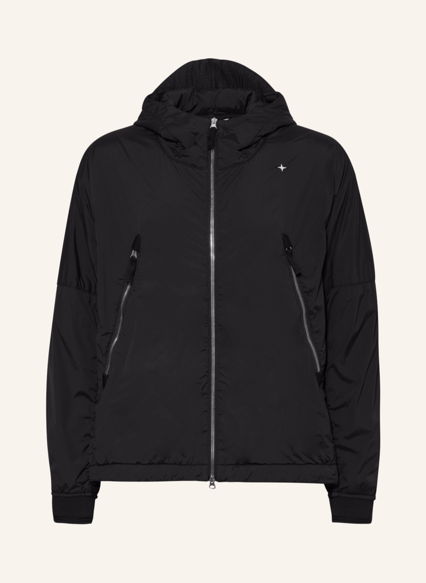 STONE ISLAND Jacket STELLINA in mixed materials, Color: BLACK (Image 1)