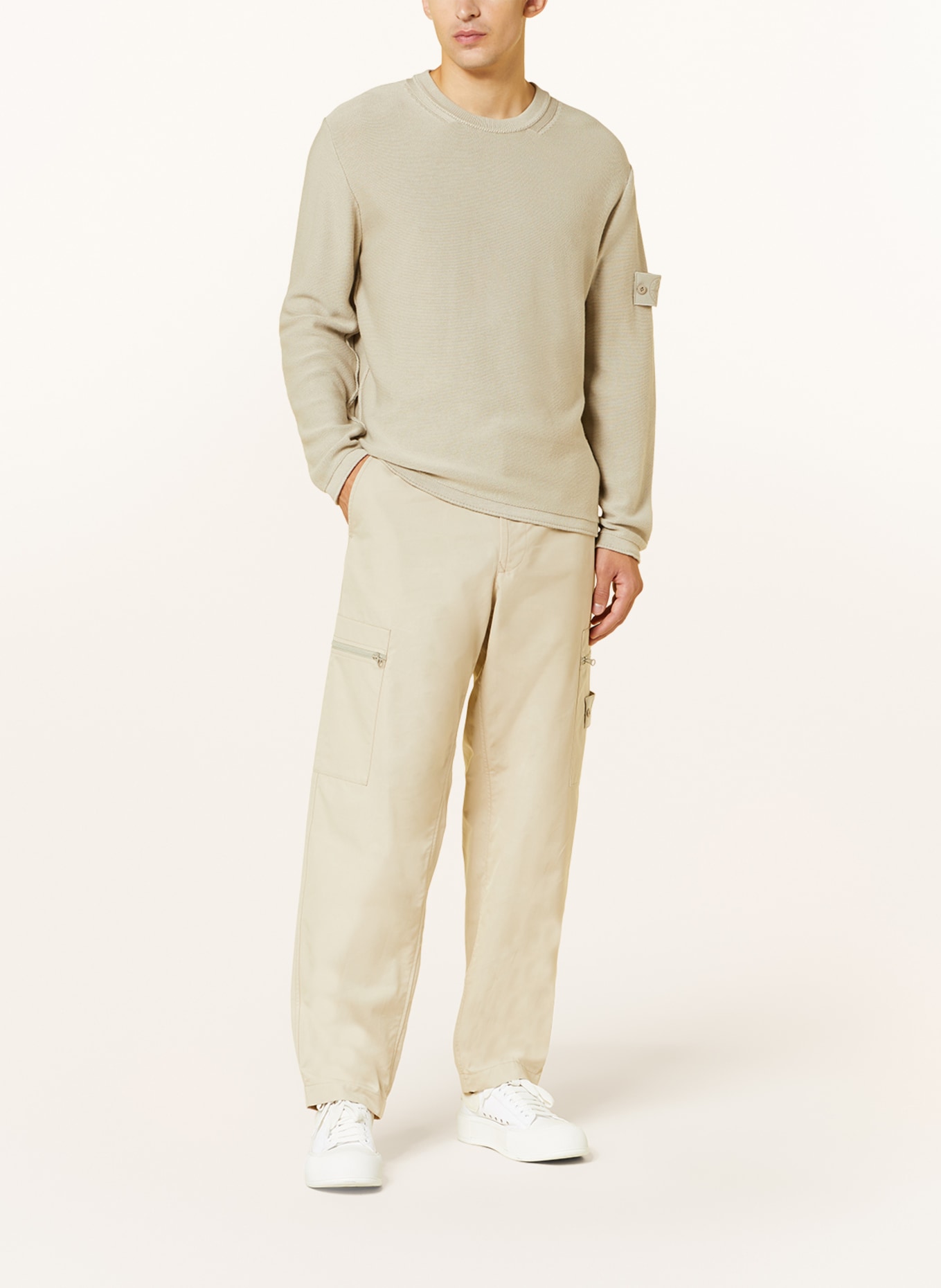 STONE ISLAND Sweater GHOST, Color: BEIGE (Image 2)