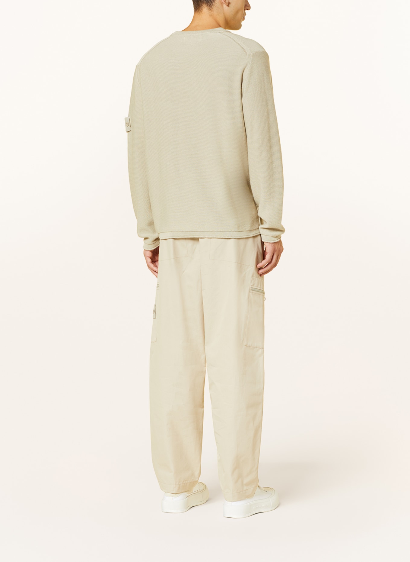 STONE ISLAND Sweater GHOST, Color: BEIGE (Image 3)
