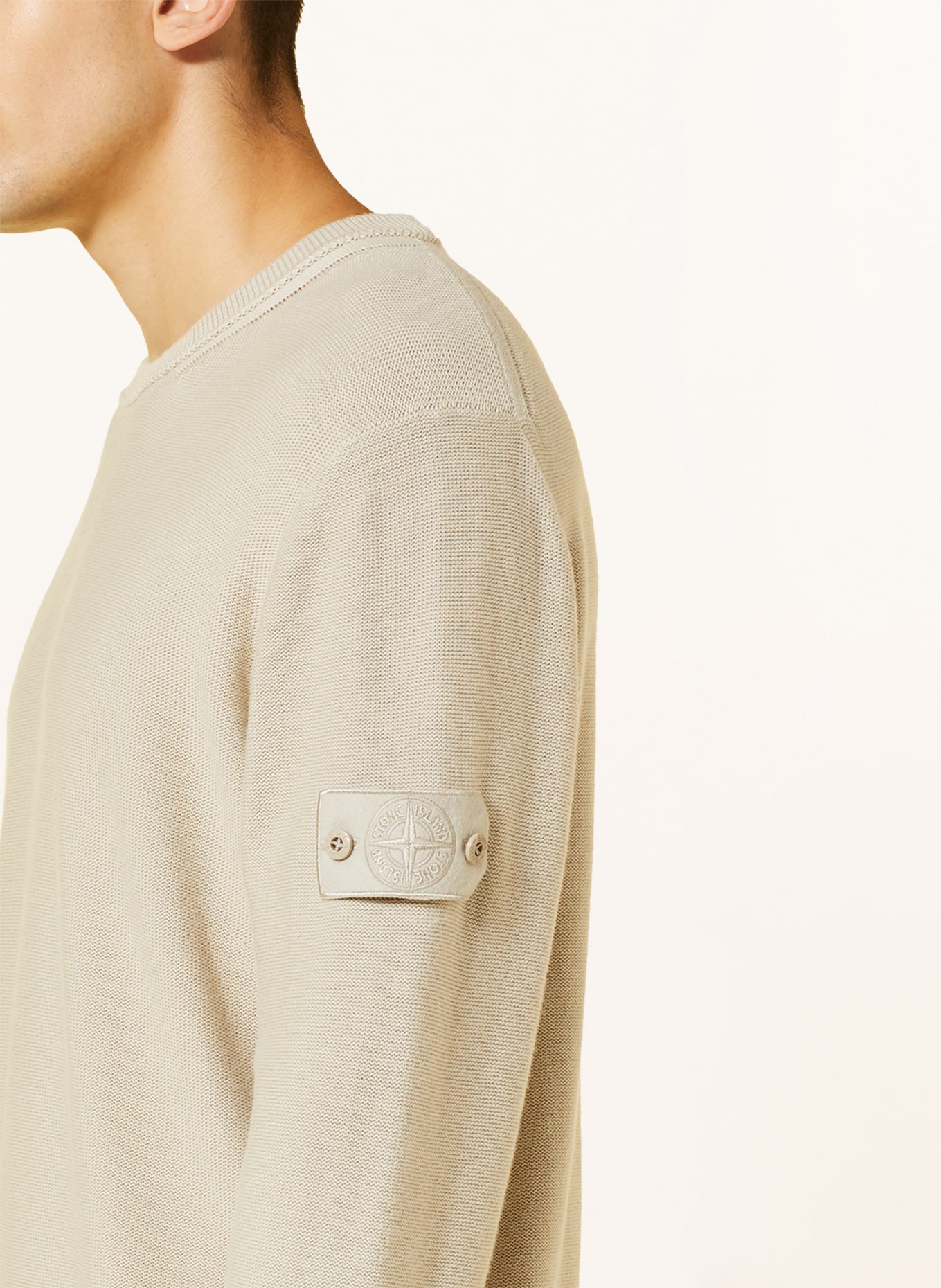 STONE ISLAND Sweater GHOST, Color: BEIGE (Image 4)
