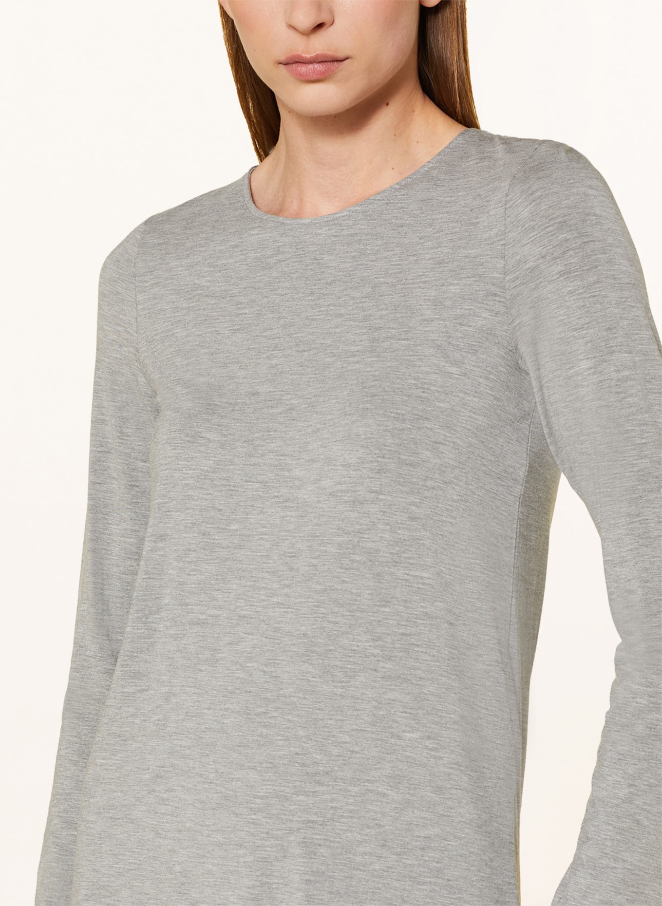 HANRO Pyjama NATURAL ELEGANCE: GRIS CLAIR