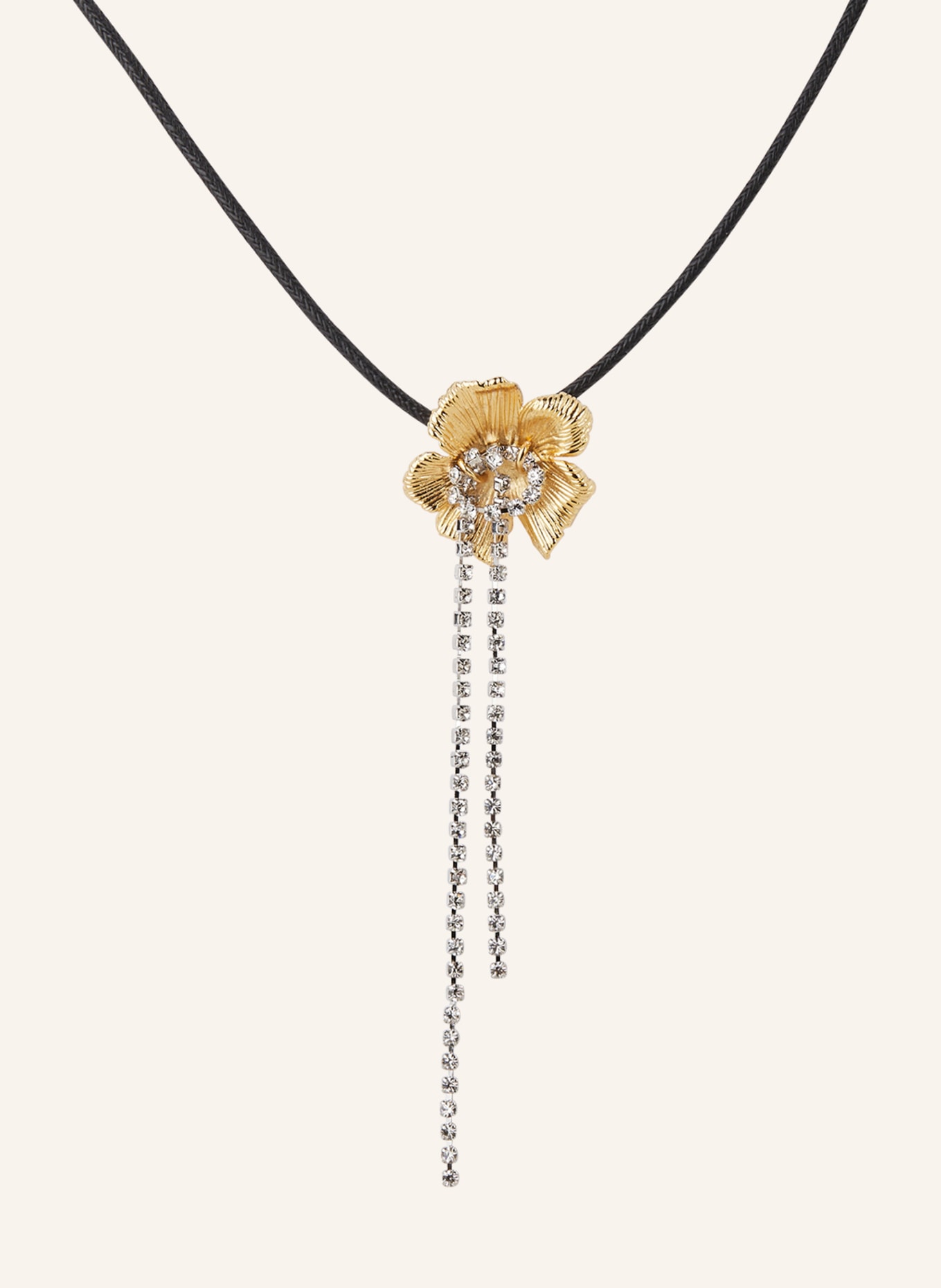 maje Halskette, Farbe: GOLD/ SCHWARZ/ WEISS (Bild 1)