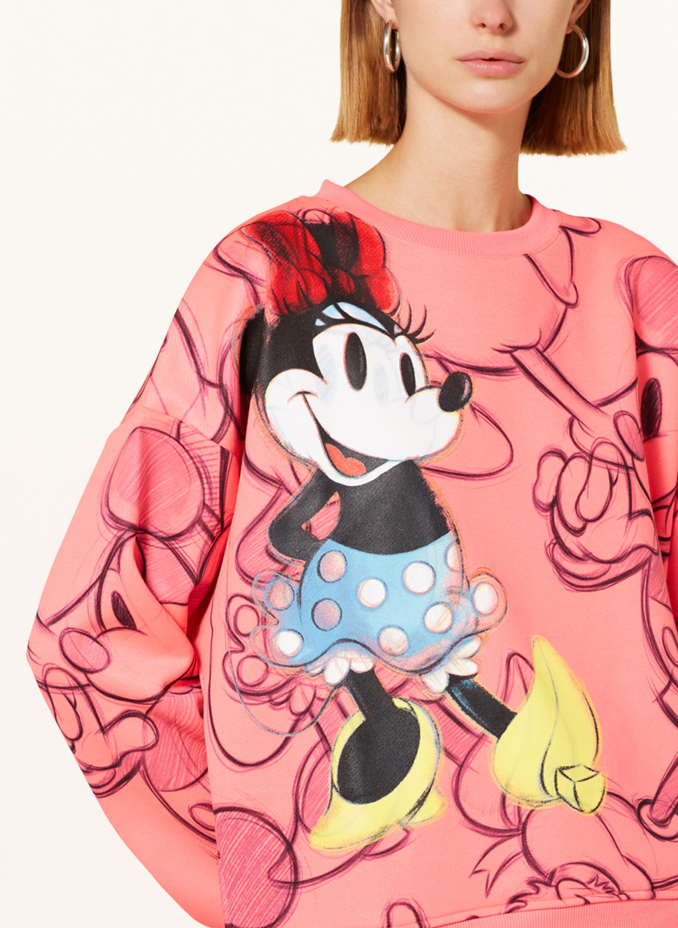 Princess GOES HOLLYWOOD Sweatshirt, Color: NEON PINK (Image 4)