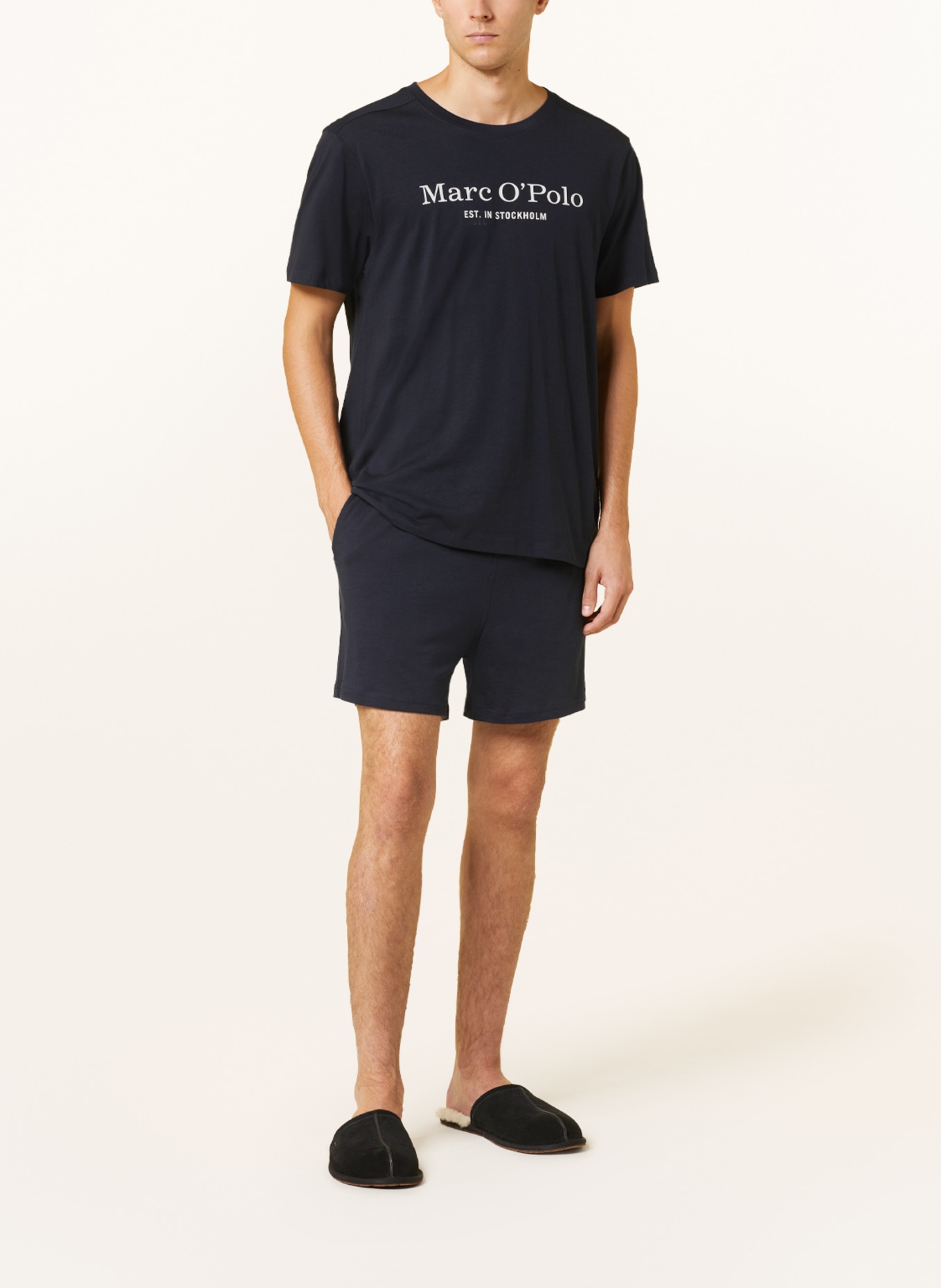Marc O'Polo Pajama shorts, Color: DARK BLUE (Image 2)