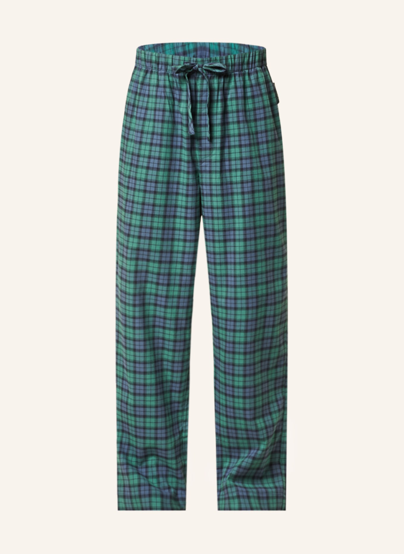 Marc O'Polo Pajama pants, Color: GREEN/ BLUE GRAY/ DARK BLUE (Image 1)