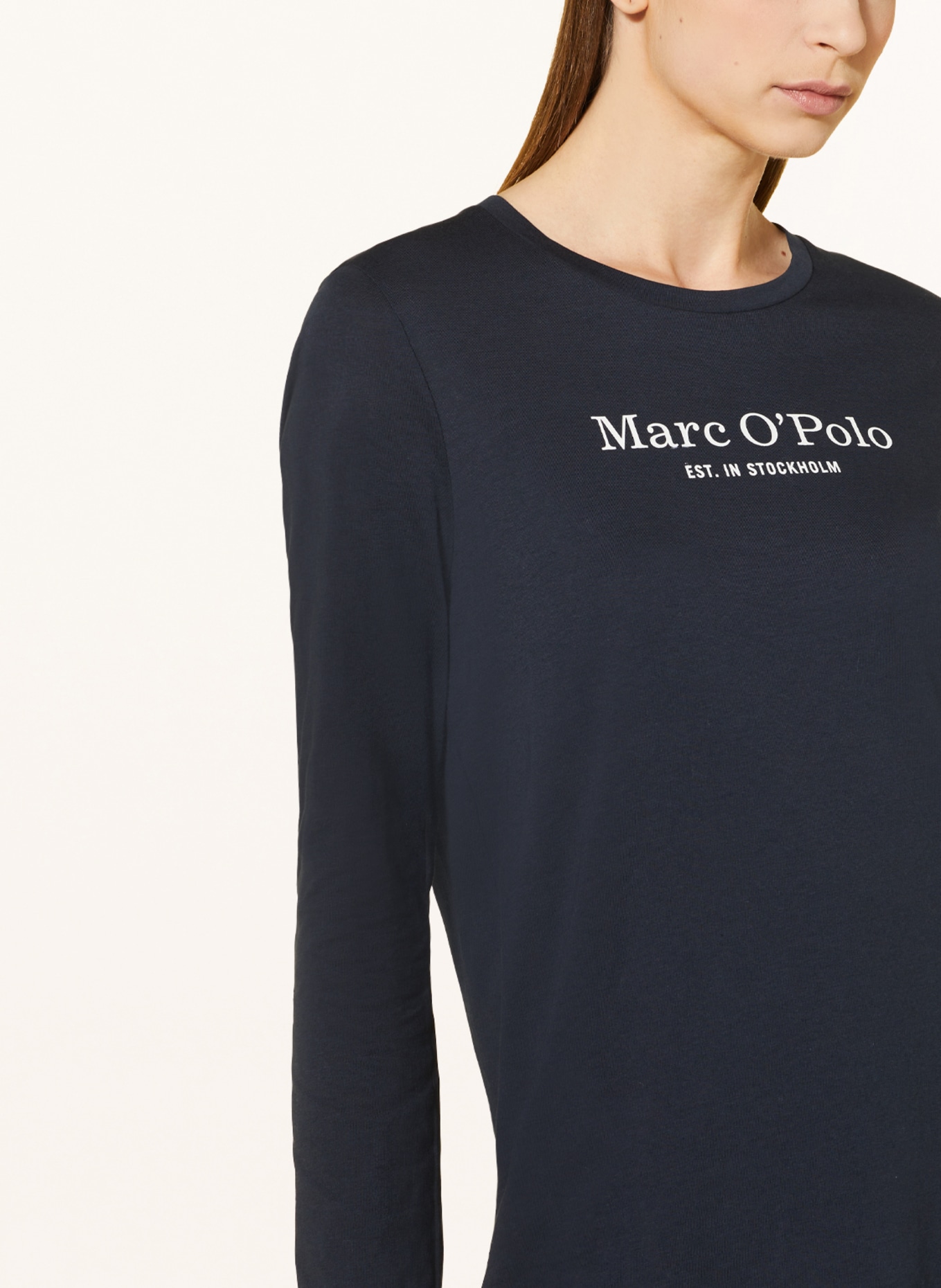 Marc O'Polo Nachthemd, Farbe: DUNKELBLAU/ WEISS (Bild 4)