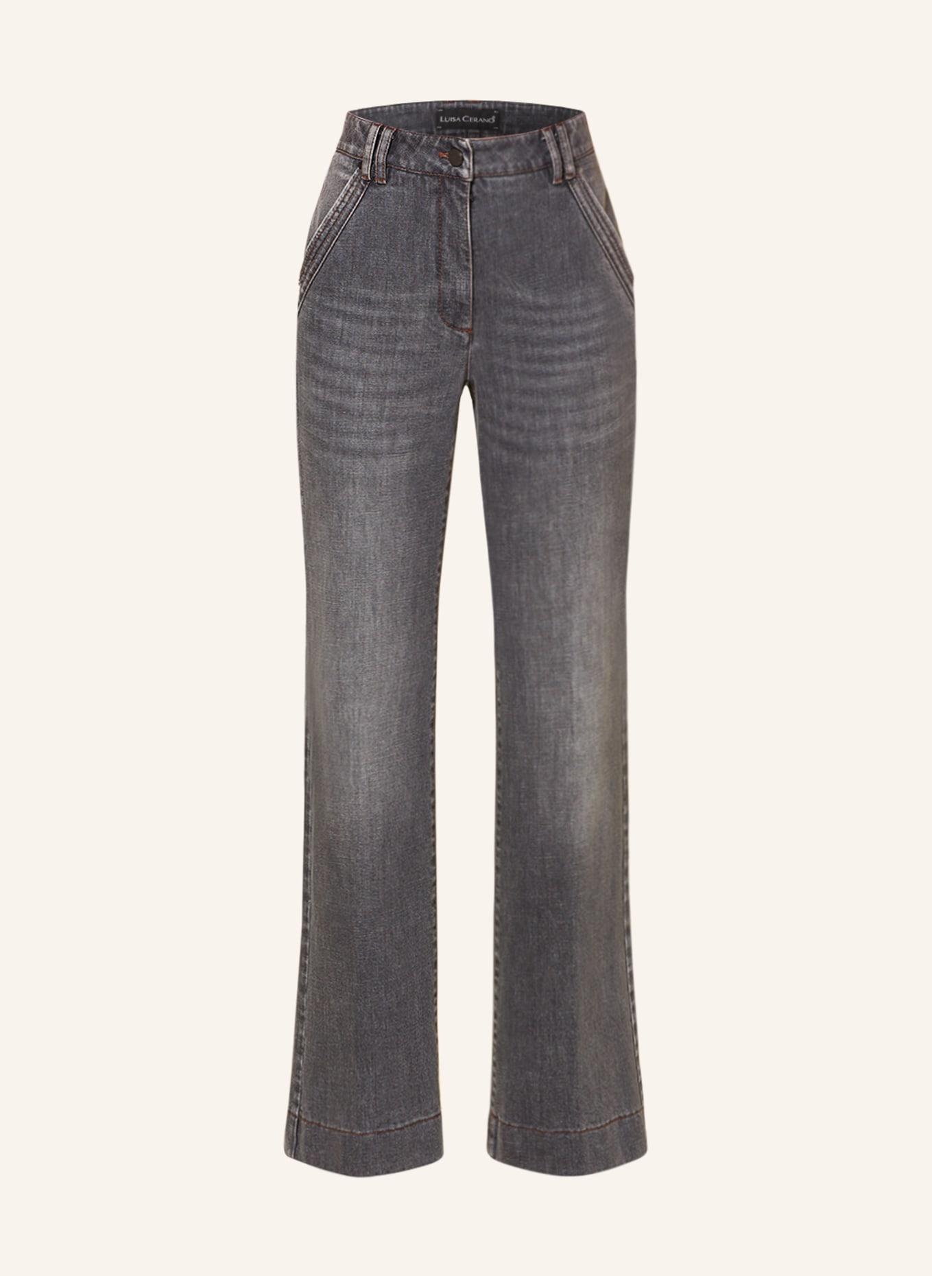 LUISA CERANO Jeans, Color: BLACK (Image 1)
