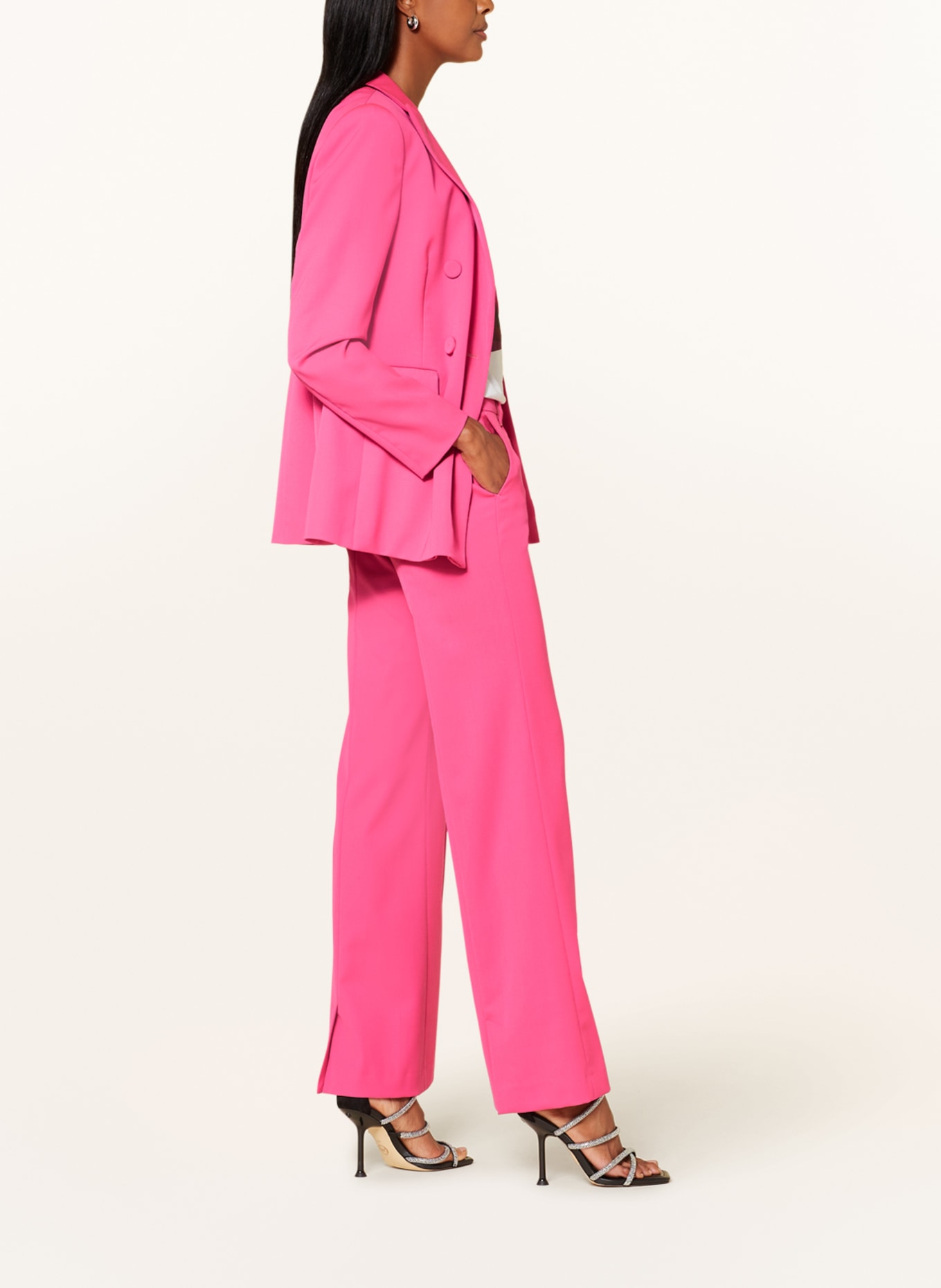 LUISA CERANO Spodnie, Kolor: MOCNORÓŻOWY (Obrazek 4)