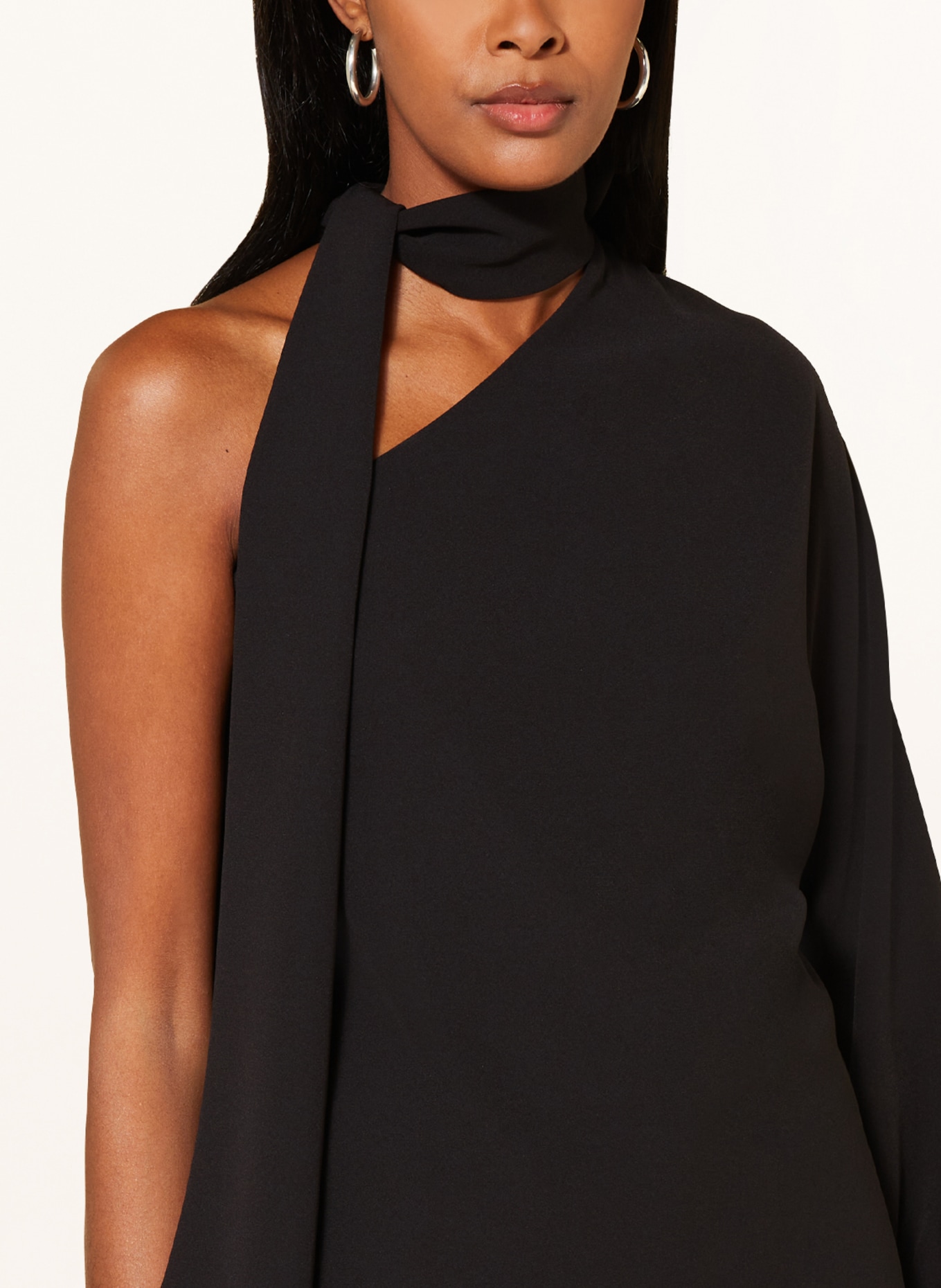 LUISA CERANO Bow-tie blouse, Color: BLACK (Image 4)