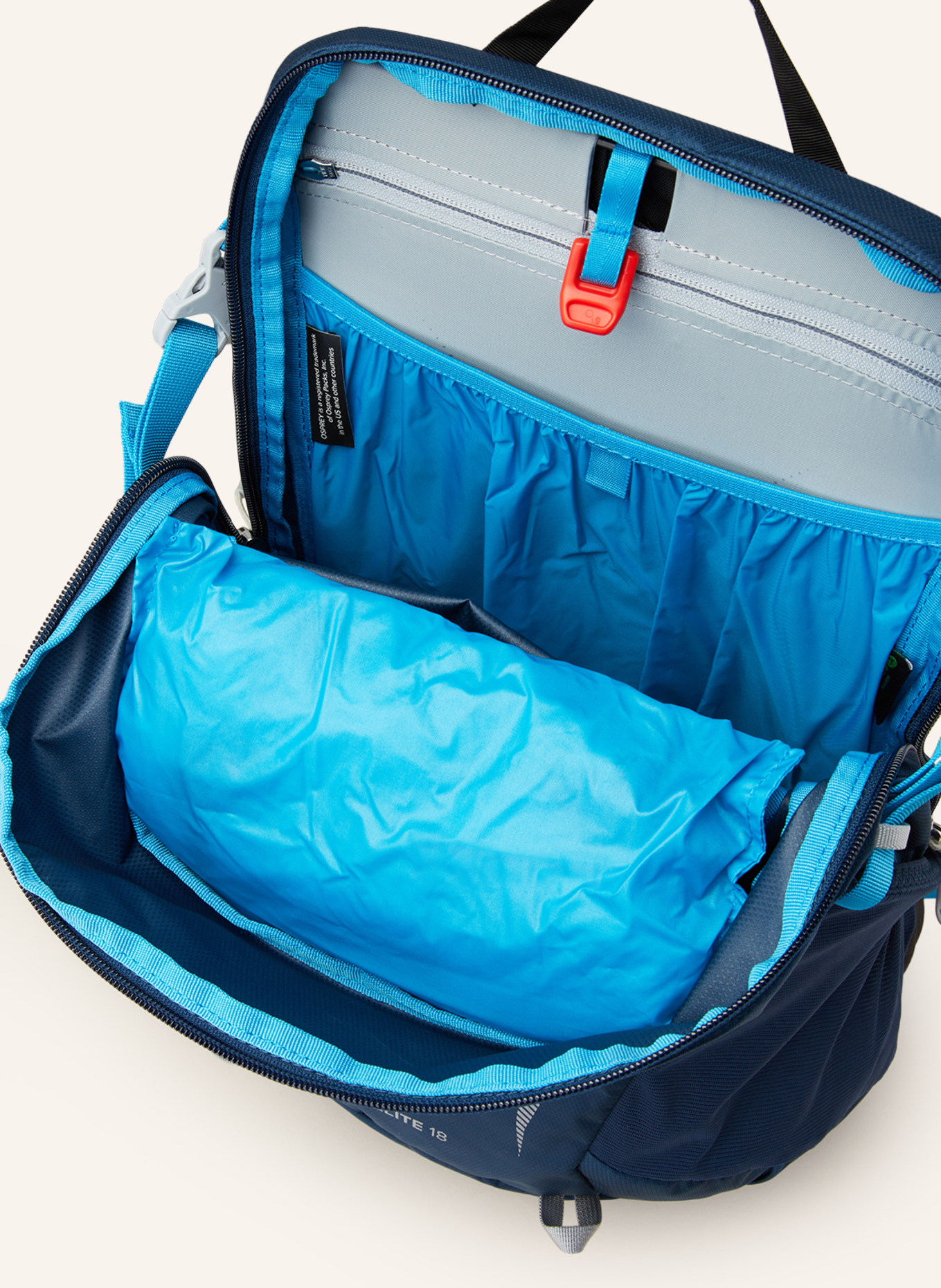 OSPREY Backpack HIKELITE 18 l, Color: BLUE (Image 3)
