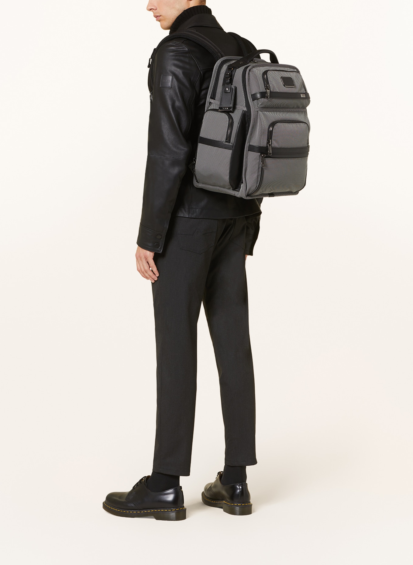 TUMI ALPHA 3 backpack BRIEF PACK, Color: LIGHT GRAY (Image 5)