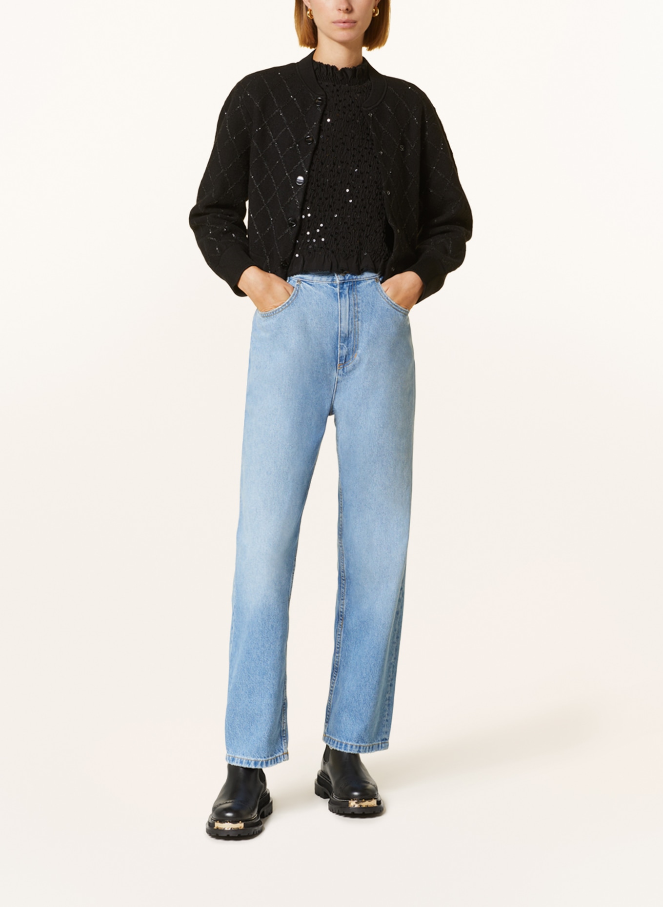 SANDRO Straight Jeans, Farbe: 4785 BLUE JEAN (Bild 2)