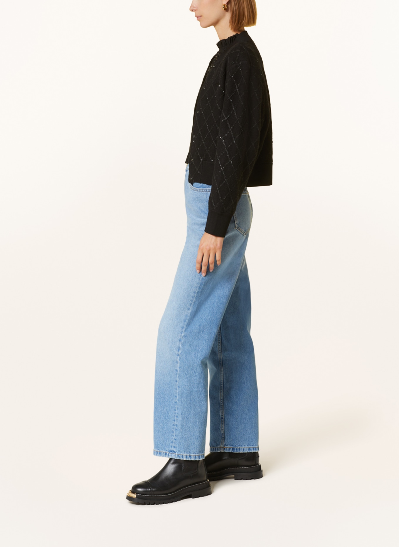 SANDRO Straight Jeans, Farbe: 4785 BLUE JEAN (Bild 4)