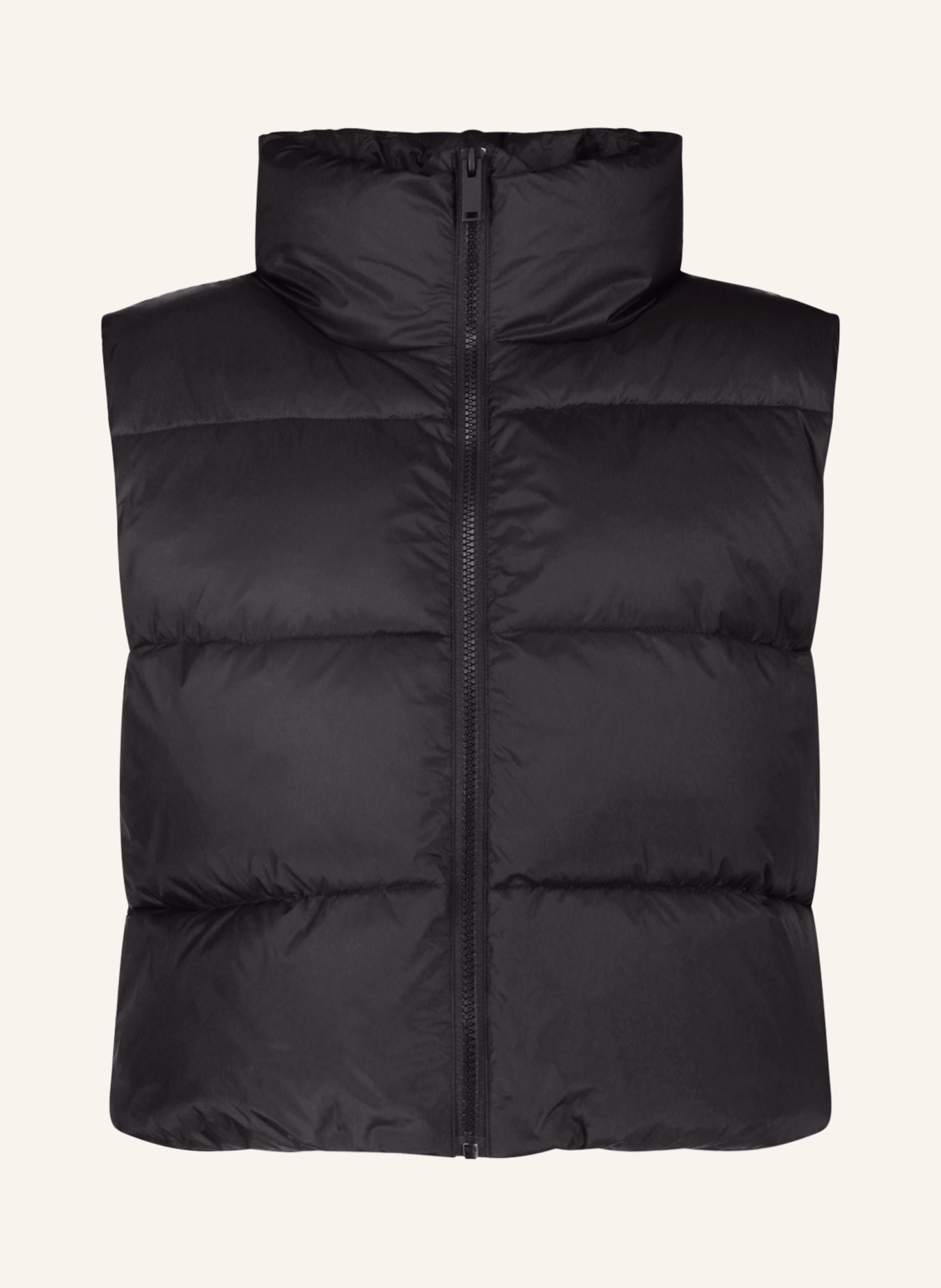 CARTOON Quilted vest, Color: BLACK (Image 1)