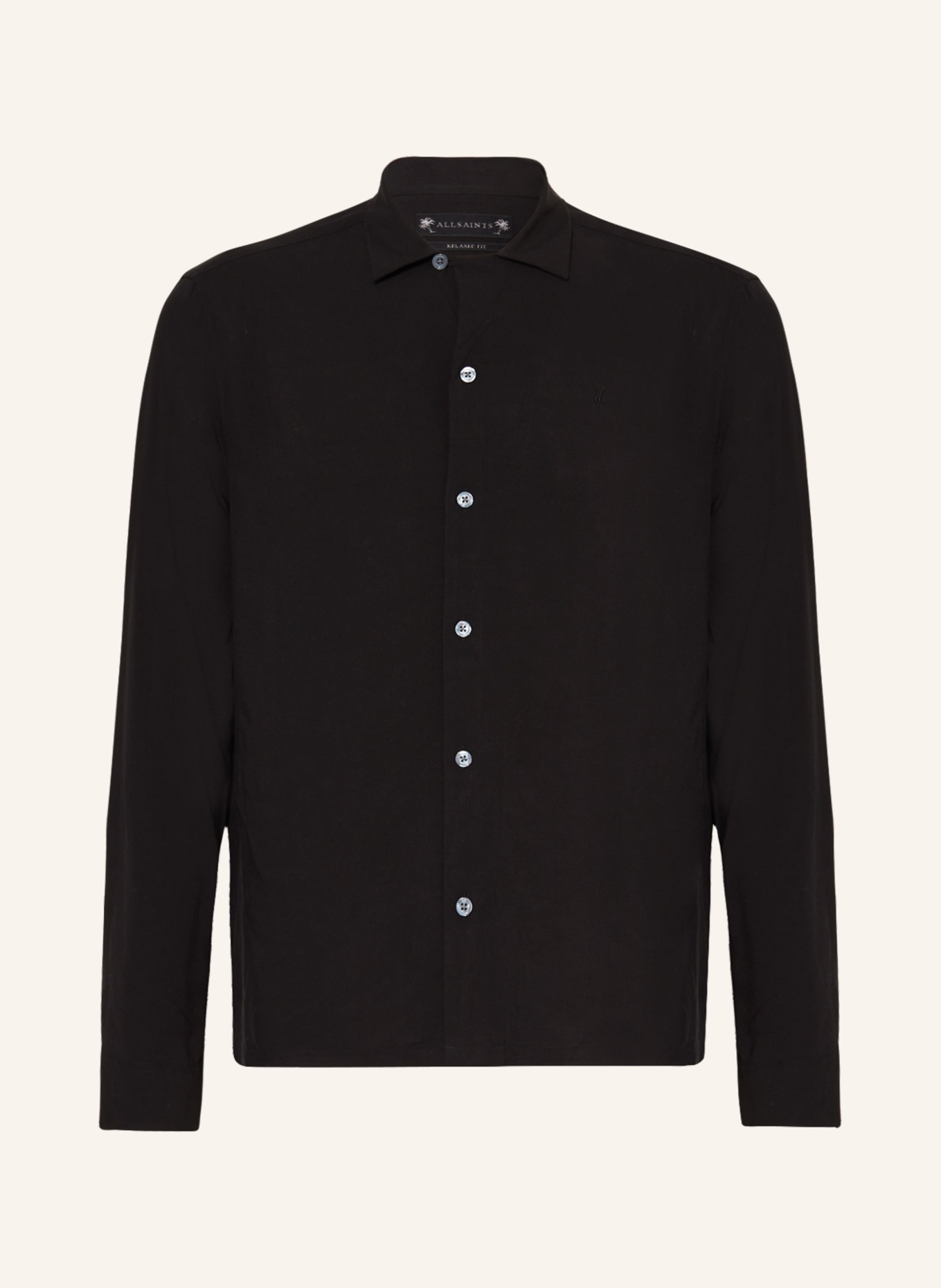 ALLSAINTS Shirt VENICE relaxed fit, Color: BLACK (Image 1)